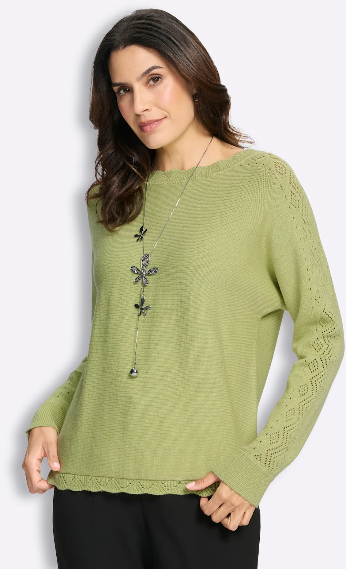 Inspirationen Strickpullover »Langarm-Pullover«