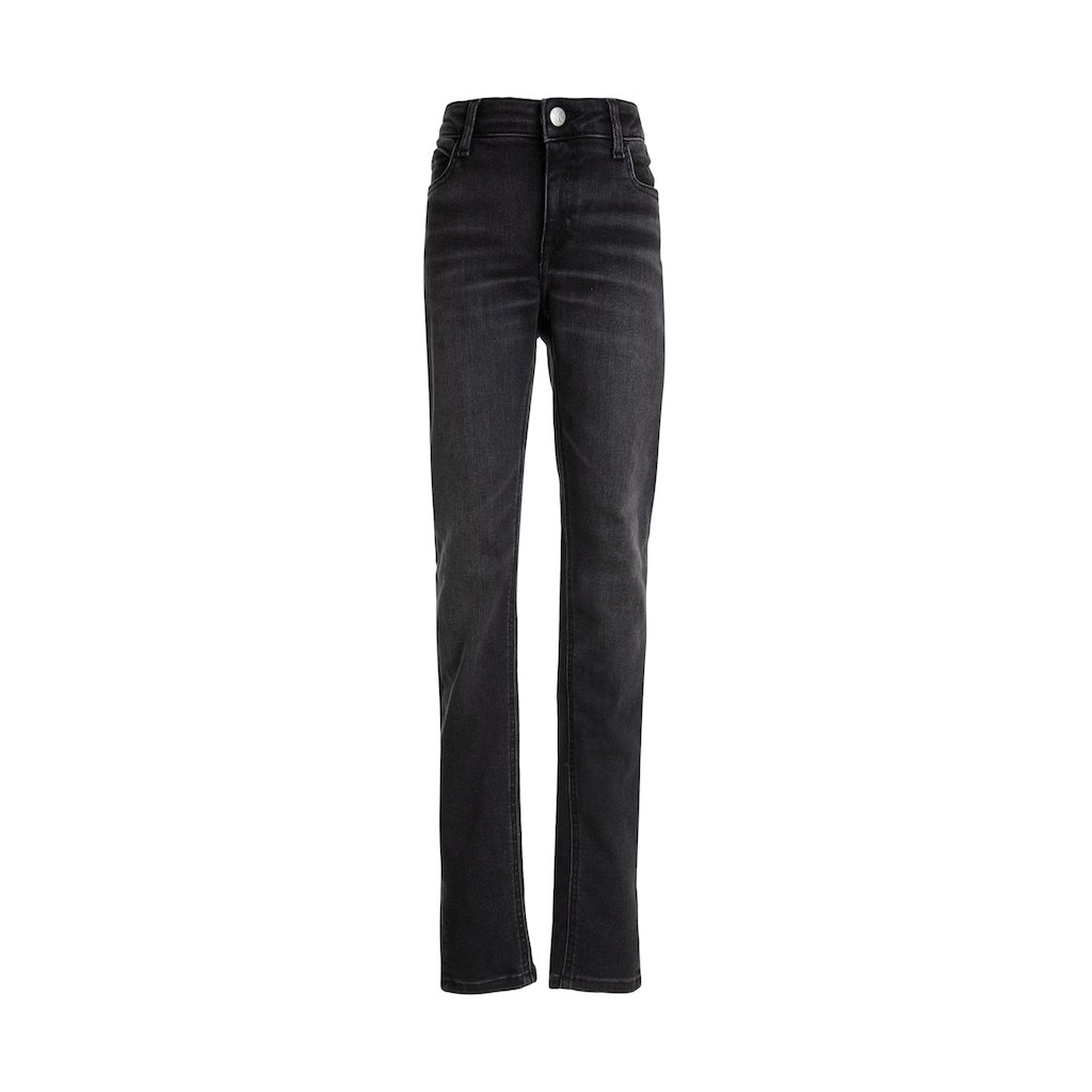 Calvin Klein Jeans Skinny-fit-Jeans »SKINNY MR SLIT OPTIC BLACK«