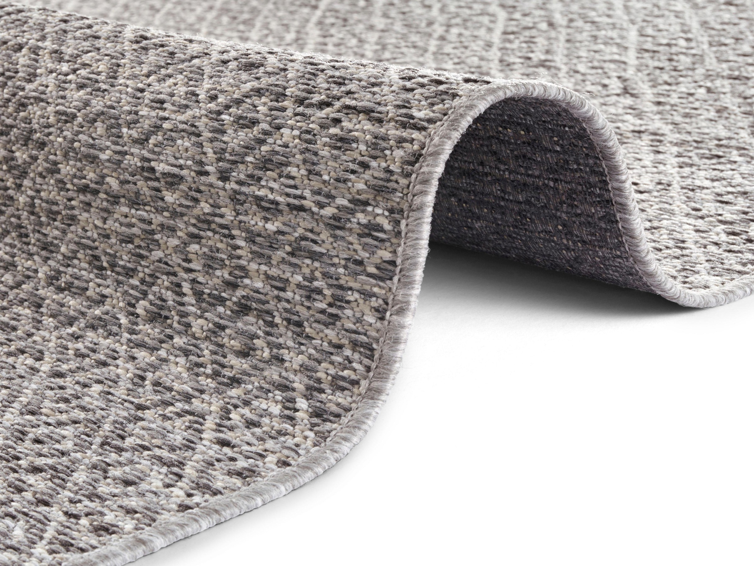 ELLE DECORATION Teppich »Croix«, rechteckig, 6 mm Höhe, Strapazierfähig und pflegeleicht, Flachgewebe