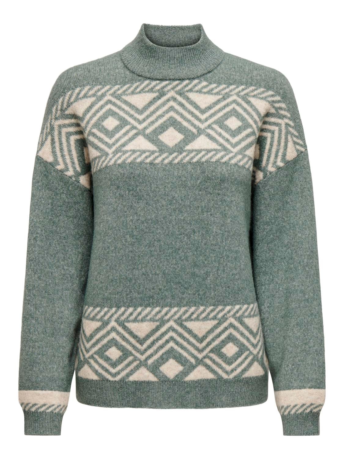 ONLY Stehkragenpullover »ONLVICTORIA L/S PULLOVER KNT NOOS«