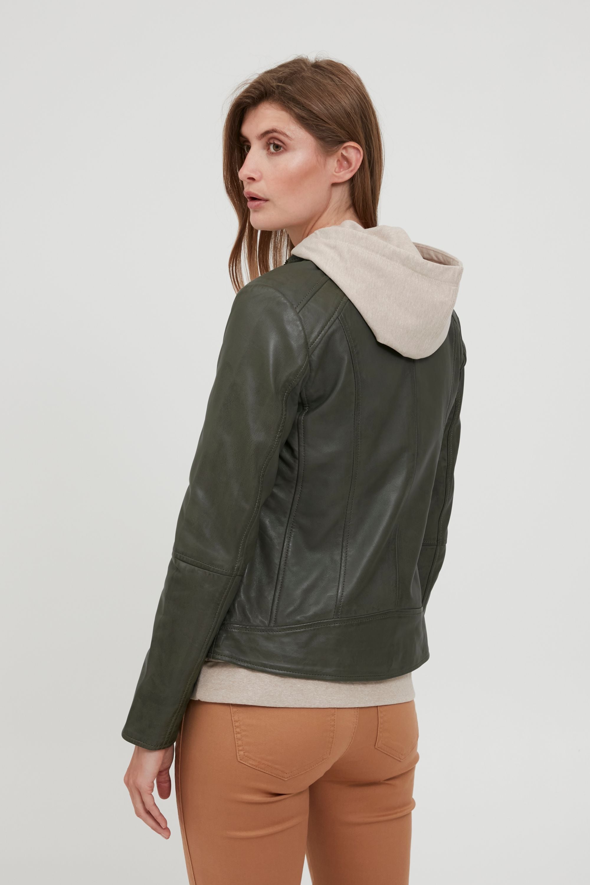 fransa Lederjacke »Lederjacke FRBaleather«