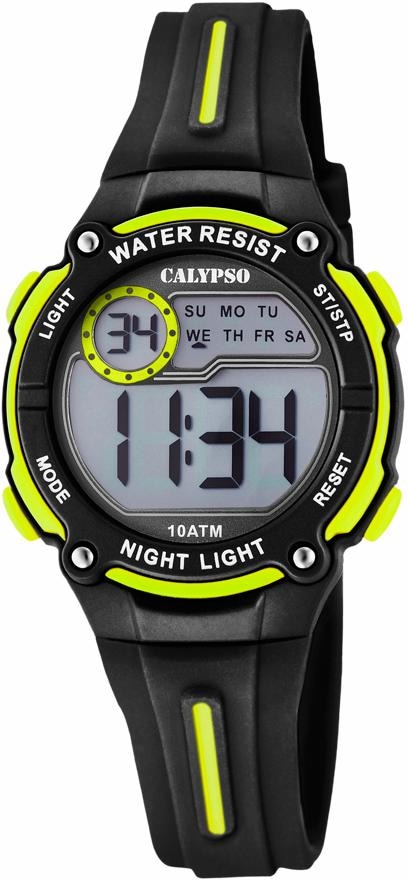 CALYPSO WATCHES Chronograph »Digital Crush, K6068/5«, Quarzuhr, Kinderuhr, Datum, digital, Stoppfunktion, ideal als Geschenk