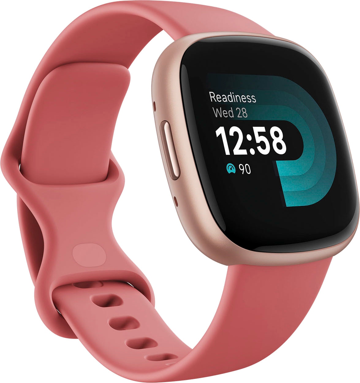Smartwatch »Versa 4 Fitness-Smartwatch«, (FitbitOS5 inkl. 6 Monate Fitbit Premium...