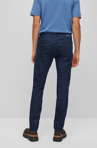 BC-L-C«, mit BOSS »Delaware bei Leder-Badge ORANGE online Slim-fit-Jeans bestellen OTTO