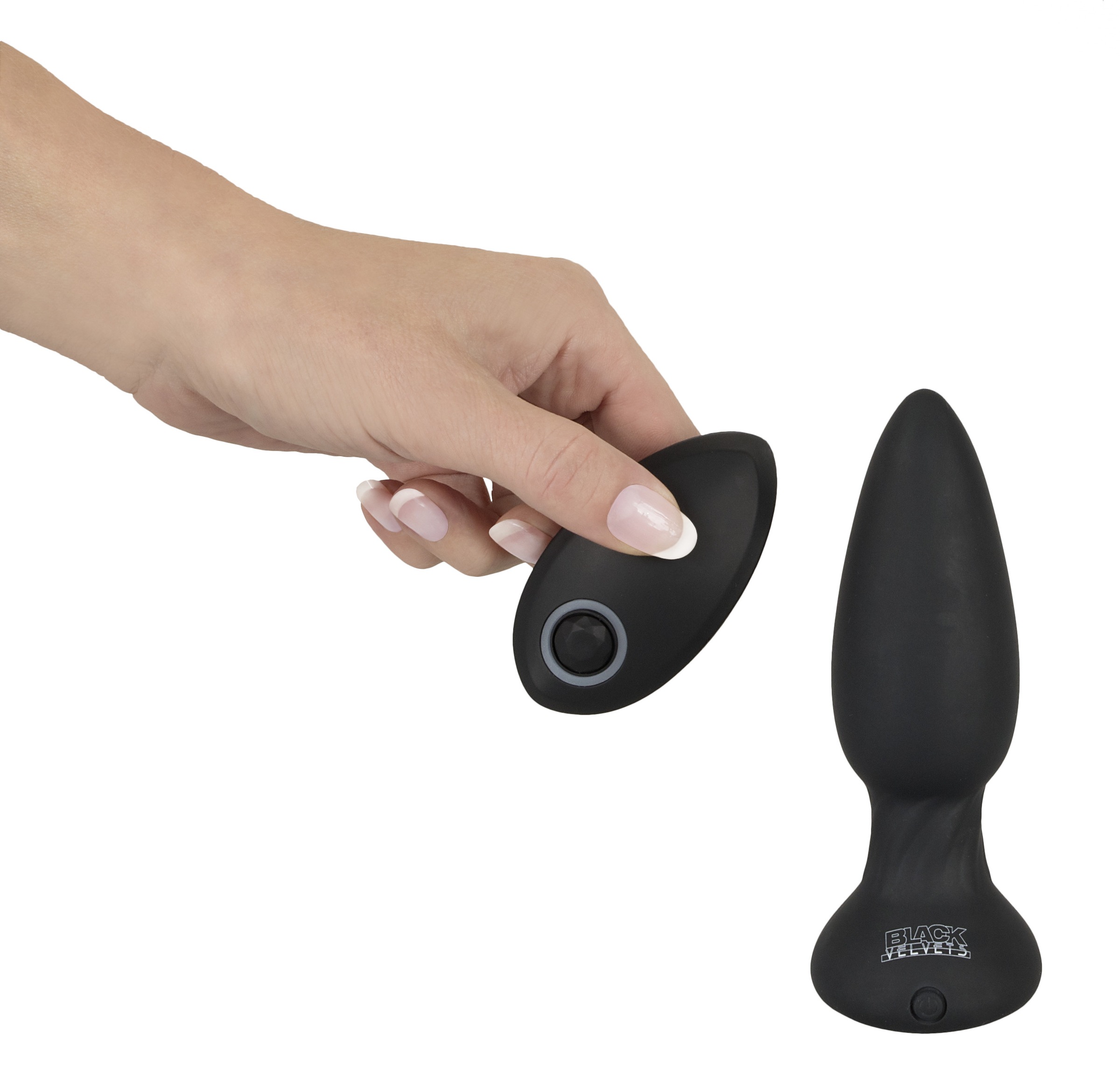BLACK VELVETS Anal-Stimulator »Analplug mit Rotation Remote controlled rotating & vibrating plug« ()