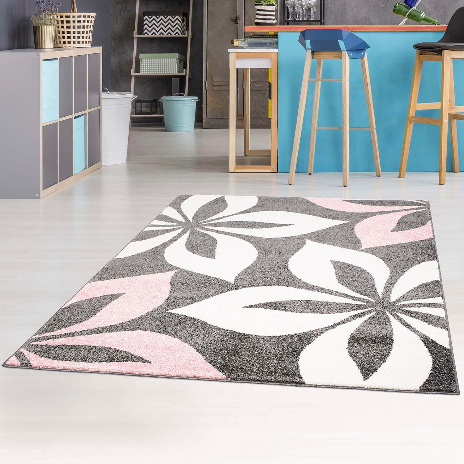 City rechteckig, Carpet »Moda Soft«, Wohnzimmer, Teppich OTTO bei florales Design