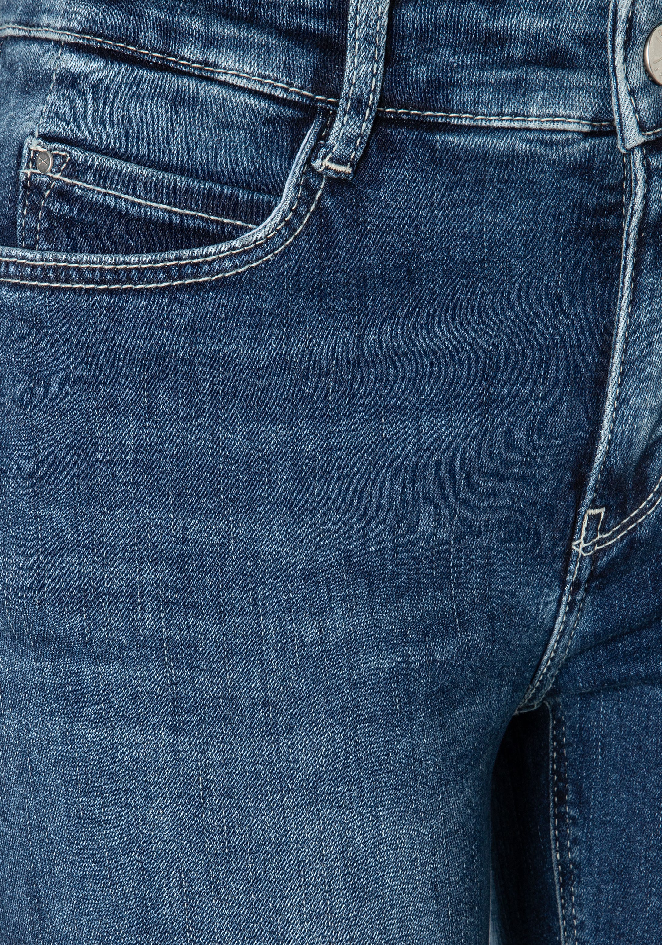 MAC 7/8-Jeans »DREAM cropped auth.« Innovativer Hyperstretch Denim mit figurformendem Shaping-Effekt