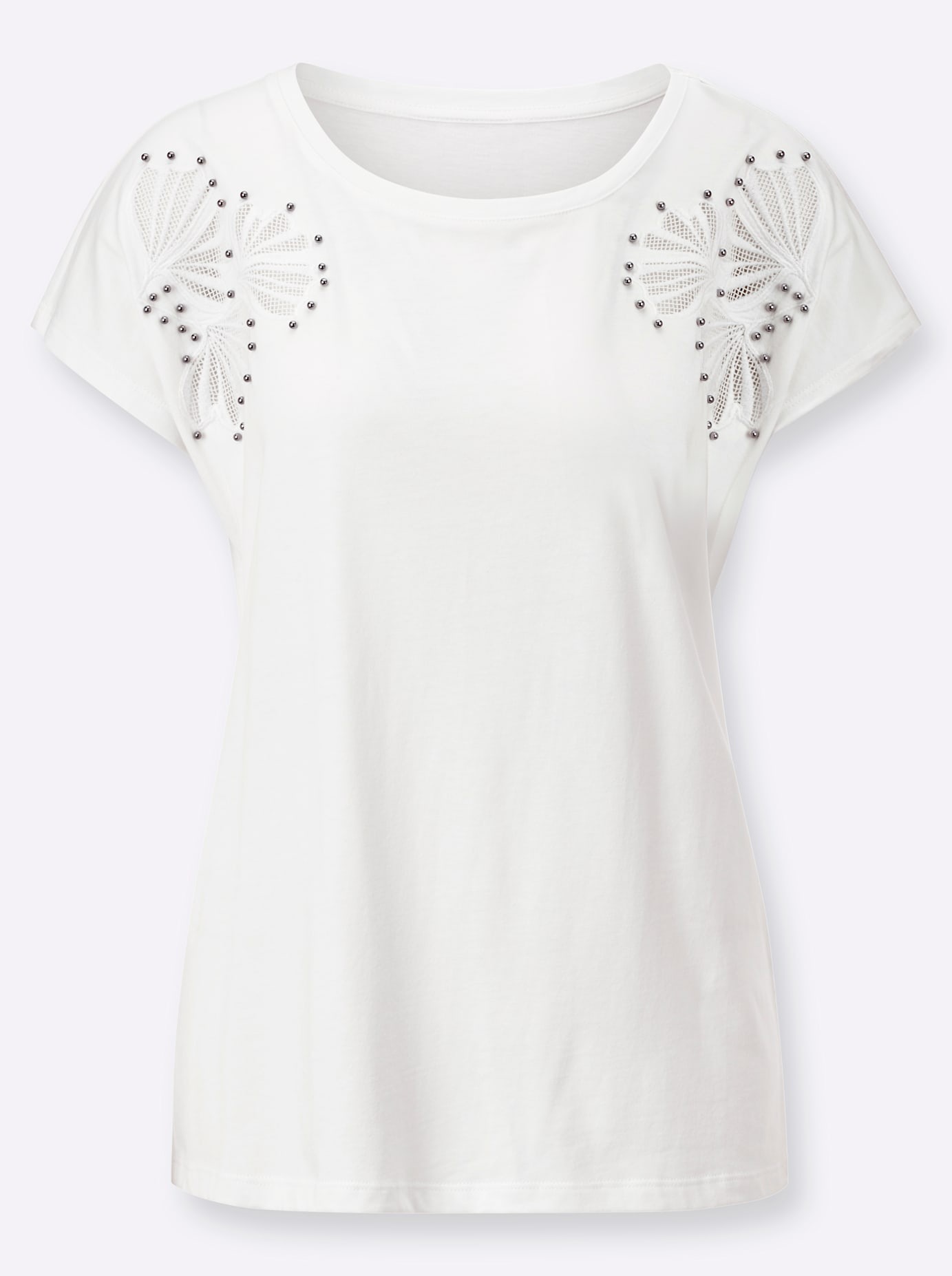 creation L Kurzarmshirt »Lyocell-Mix-Shirt«, (1 tlg.)