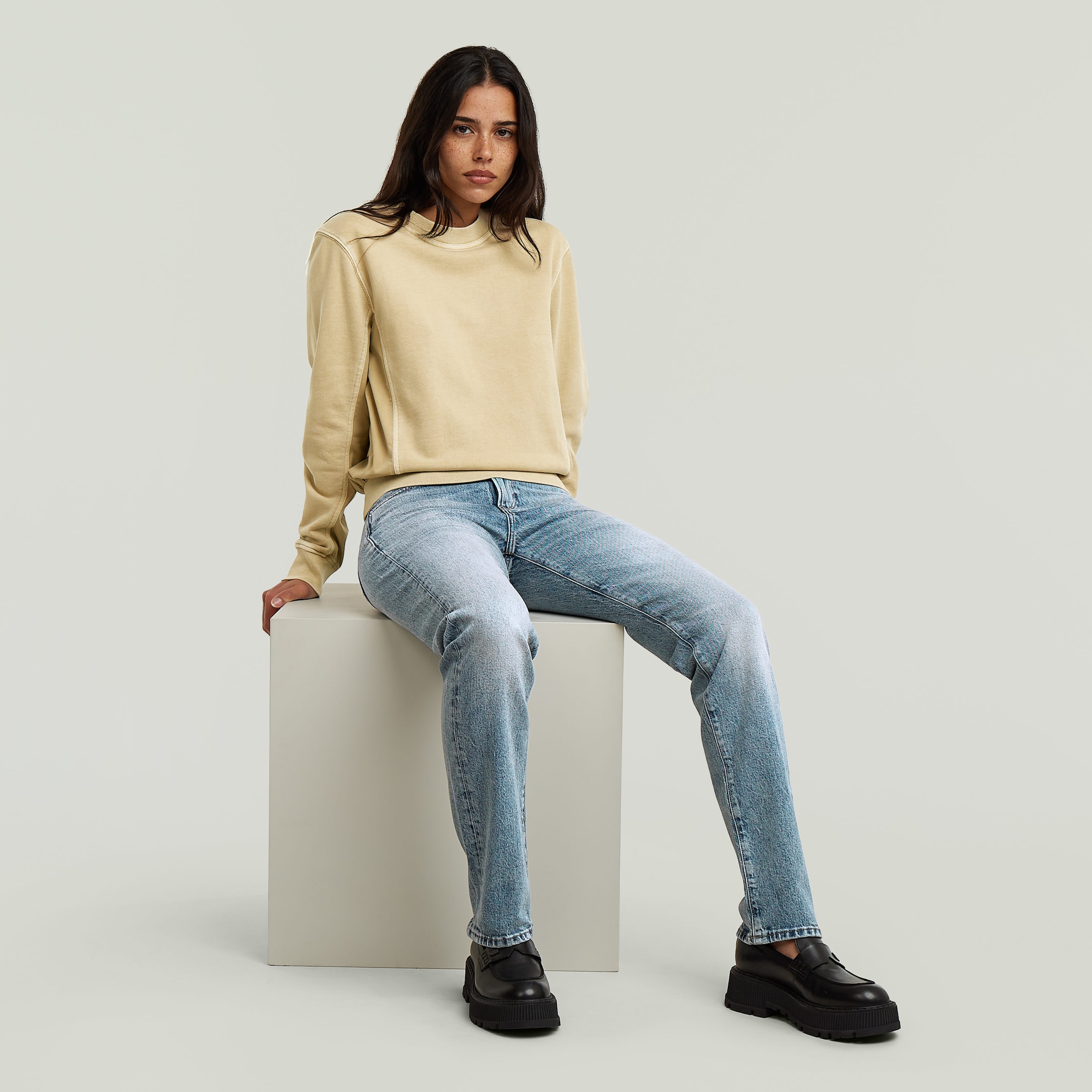 G-STAR Straight-Jeans »Lennoxx Slim Straight Wmn« mit schlanker Silhouette
