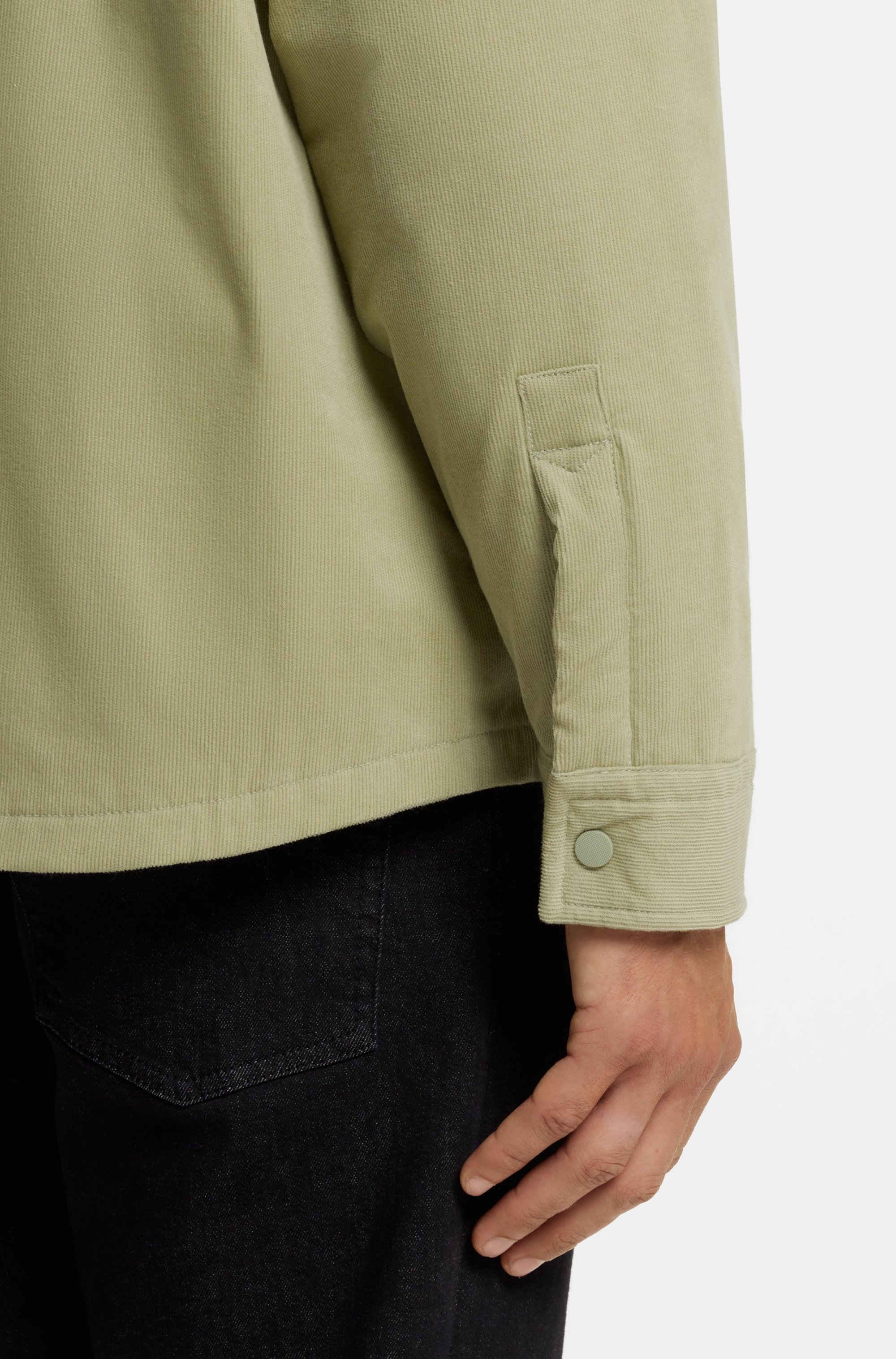 BOSS ORANGE Hemdjacke »Locky« leicht gepolstert, Oversize Fit