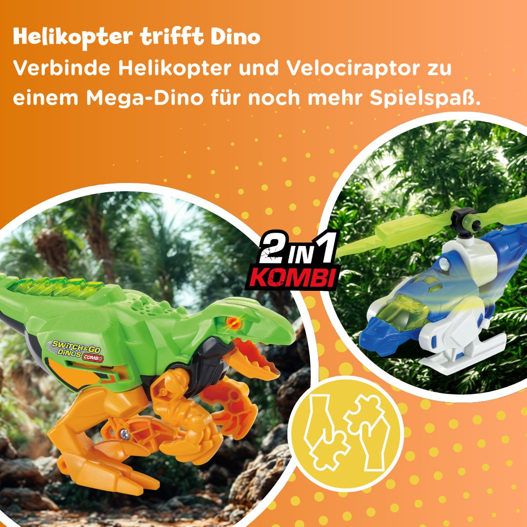 Vtech® Actionfigur »Switch & Go Dinos - Combo Velociraptor« mit Licht und Sound