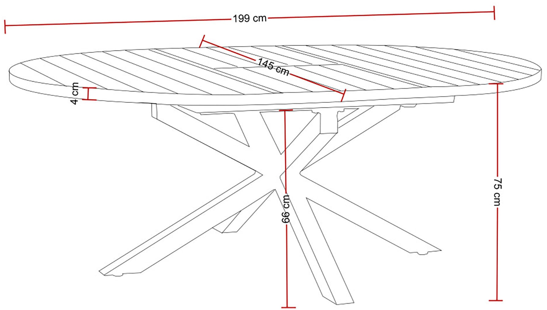 Destiny Garten-Essgruppe »COMO ARONA 4 Se + Ausziehtisch Ø145/199cm grau/anthrazit« Set,  Aluminium, Rope