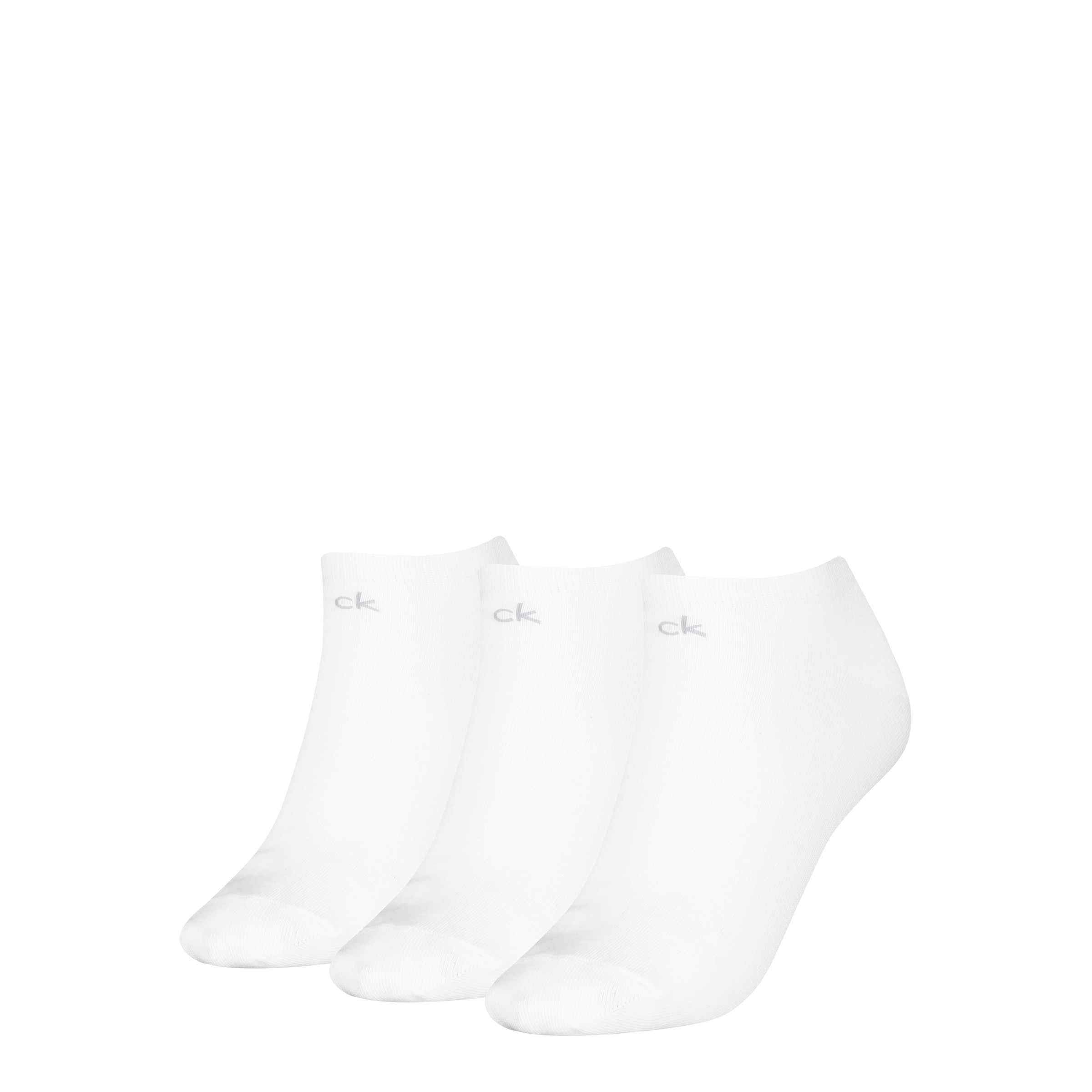 Calvin Klein Sneakersocken »CK WOMEN SNEAKER« 3 Paar,  schmales Rippenbündchen, Cotton-Mix, elastisch