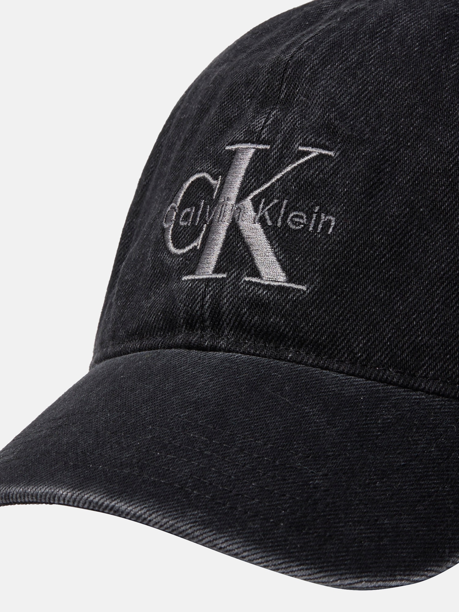 Calvin Klein Jeans Baseball Cap »6 PANEL MONO LOGO BB CAP«, in gewaschener Optik