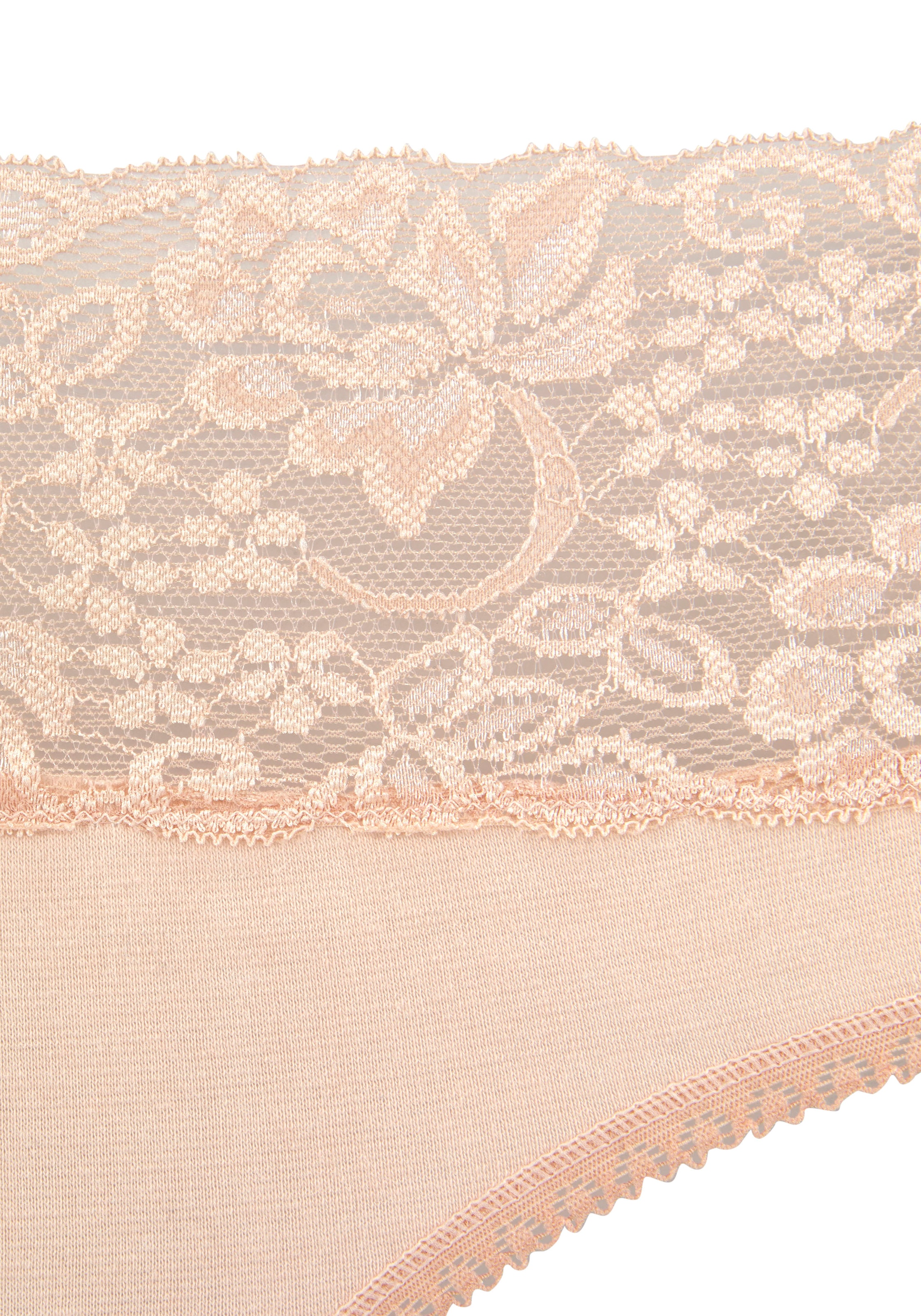 Vivance Slip, (Packung, 3 St.), aus elastischer Baumwolle mit floraler  Spitze online bei OTTO