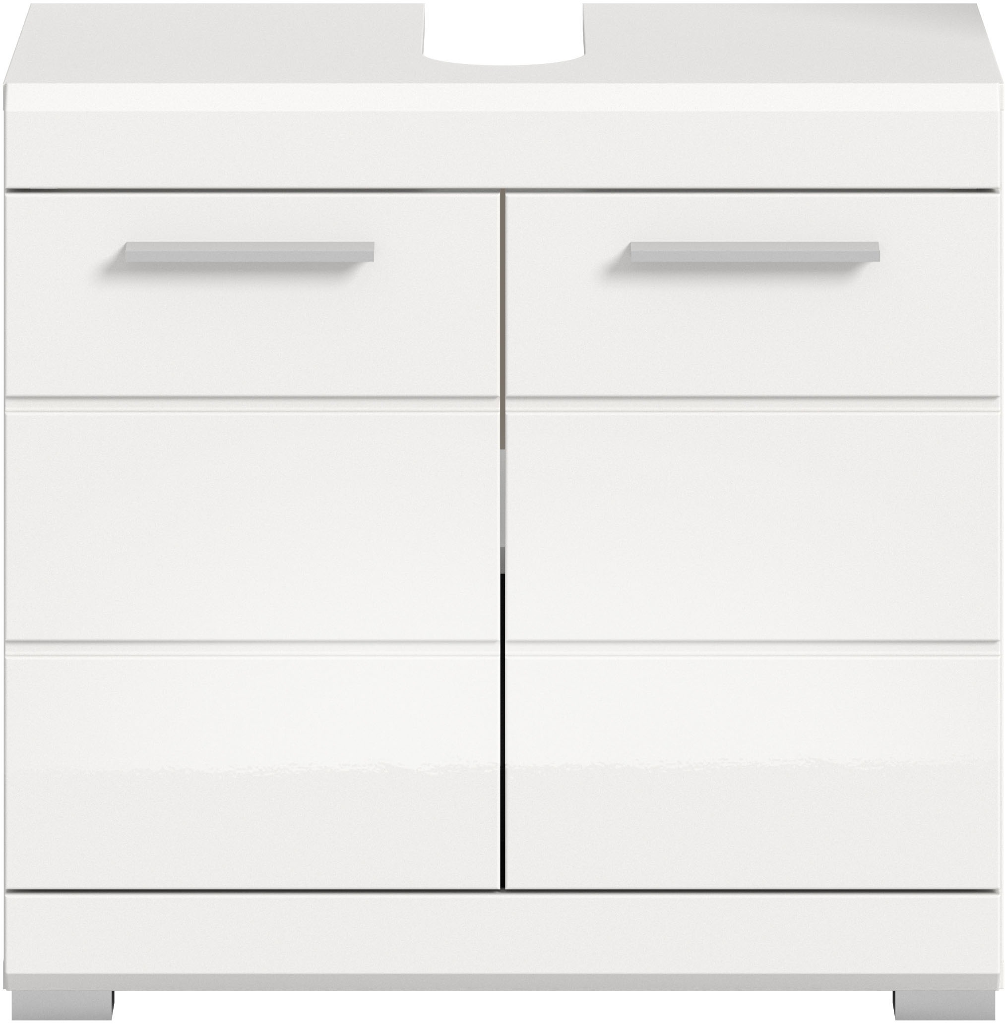 INOSIGN Waschbeckenunterschrank »Siena, Breite 60cm, 2 Tür, 2 Fächer, mit Siphonausschnitt, MDF-Front«, (1 St.), in verschiedenen Farben erhältlich, Badmöbel, Badschrank, Kommode, Bad