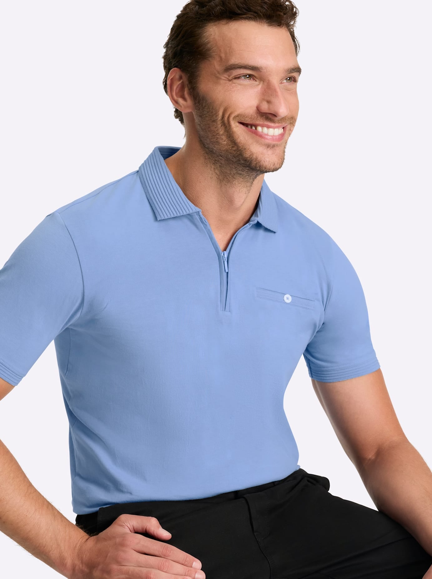 Marco Donati Kurzarmshirt »Kurzarm-Poloshirt«, 1 tlg.
