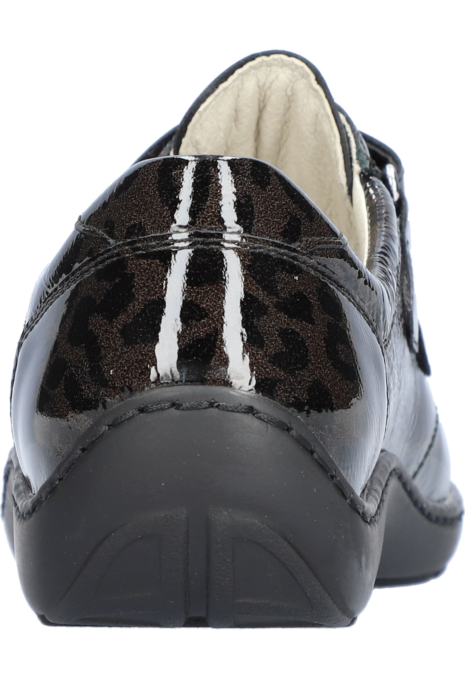 Waldläufer Klettschuh »Henni«  Lackschuh, Komfortschuh, Leo-Optik, Bequemweite H (=sehr weit)