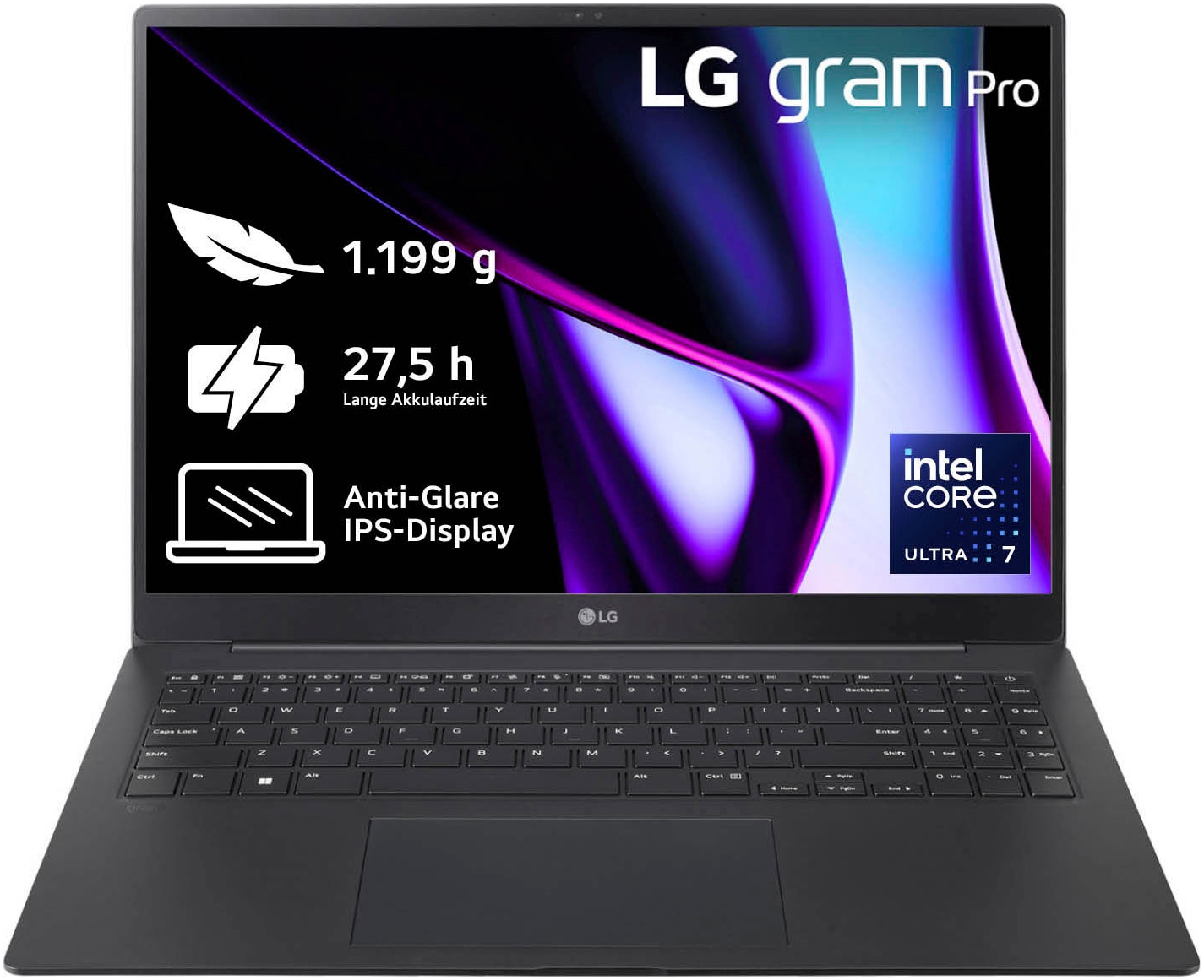 Business-Notebook »Gram Pro 16 Ultralight Laptop, IPS-Display, 32GB RAM, Windows 11...