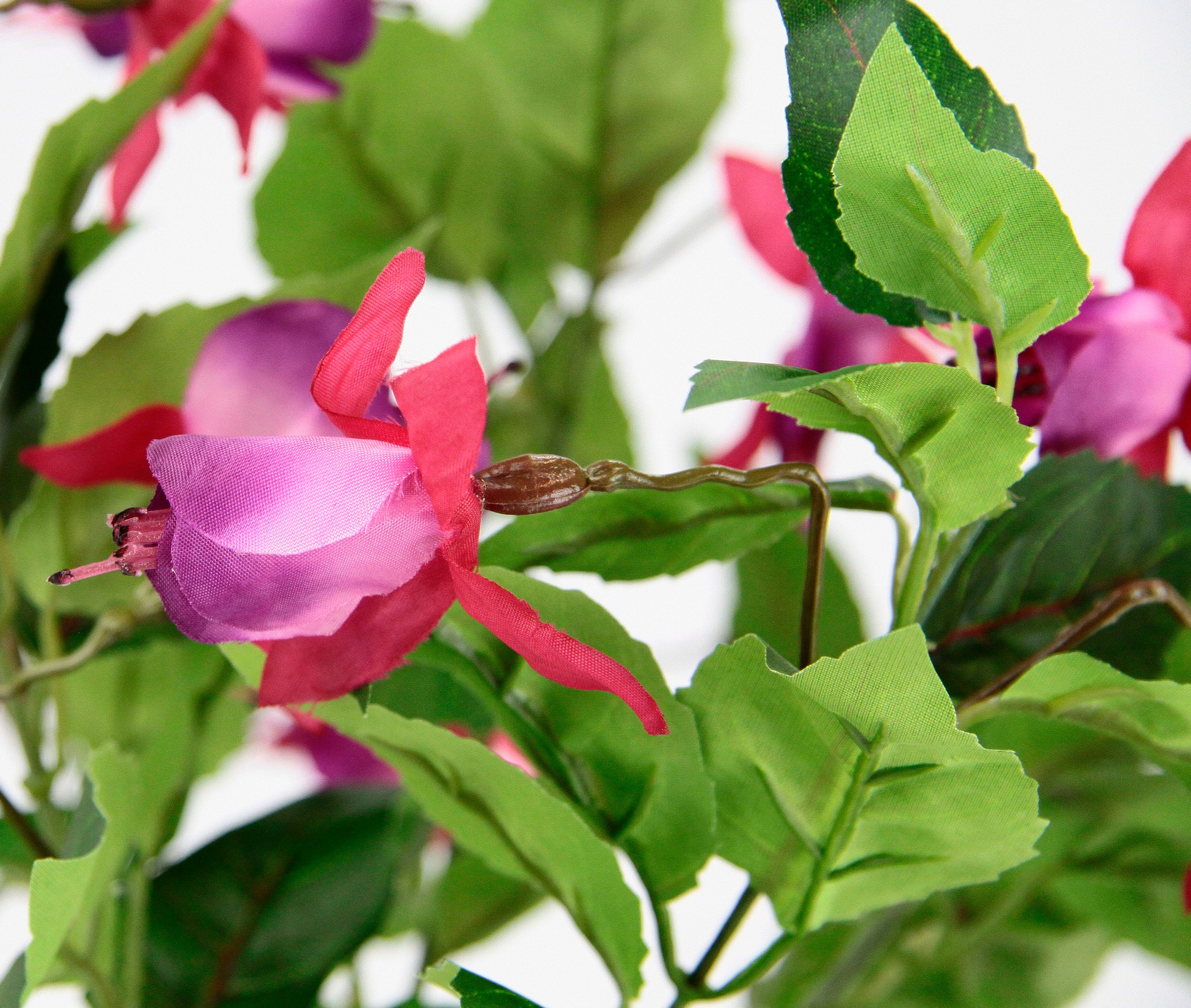 I.GE.A. Kunstblume »Fuchsien«, Im Topf Zimmerpflanze Deko Doppelblütenblätter Topfpflanze Hybrid Hort