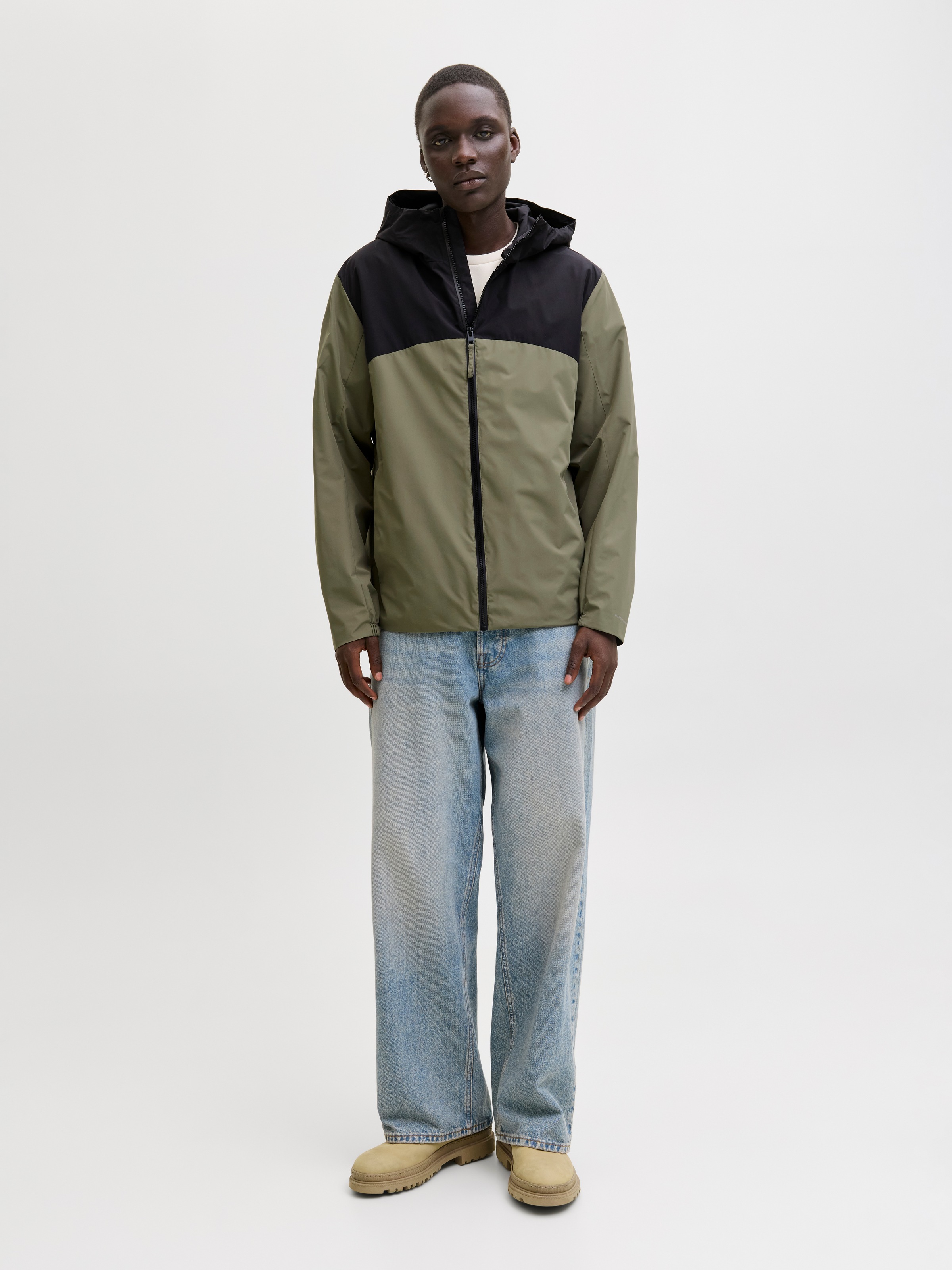 Jack & Jones Kurzjacke »JJESOHO LIGHT JACKET SN« mit Kapuze mit Kapuze