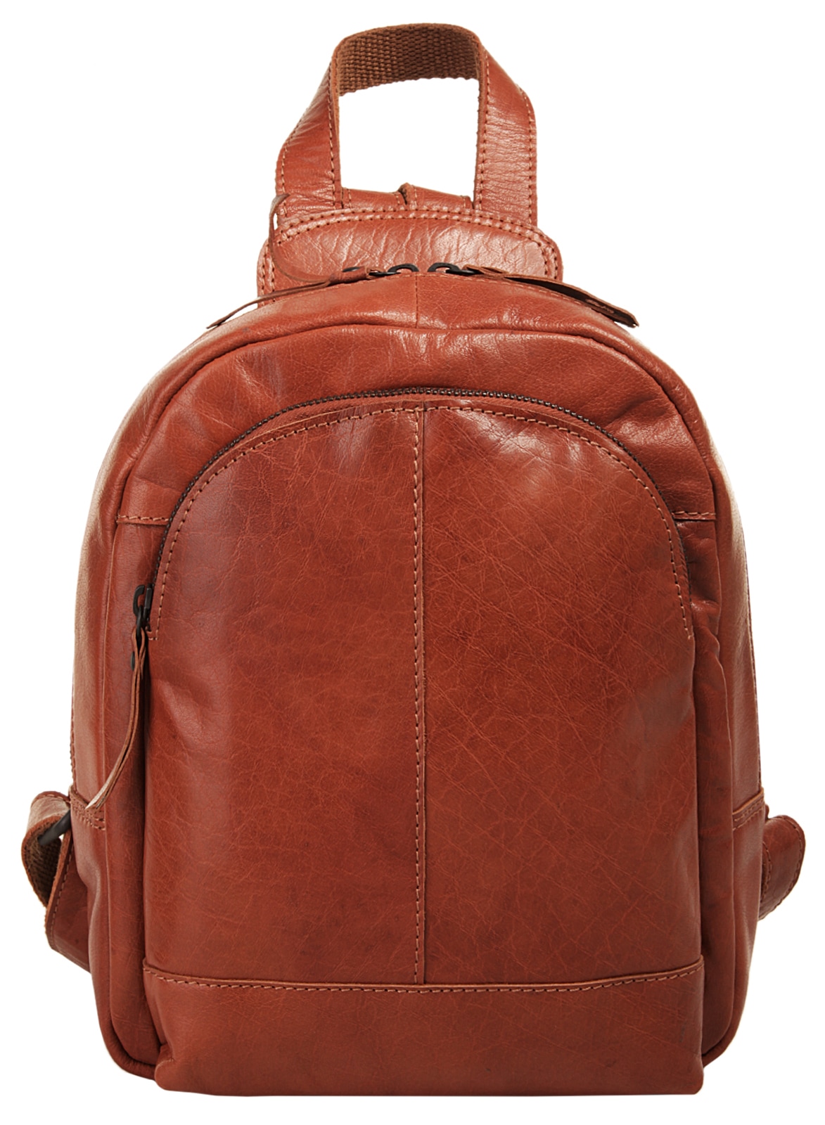 Cityrucksack, echt Leder