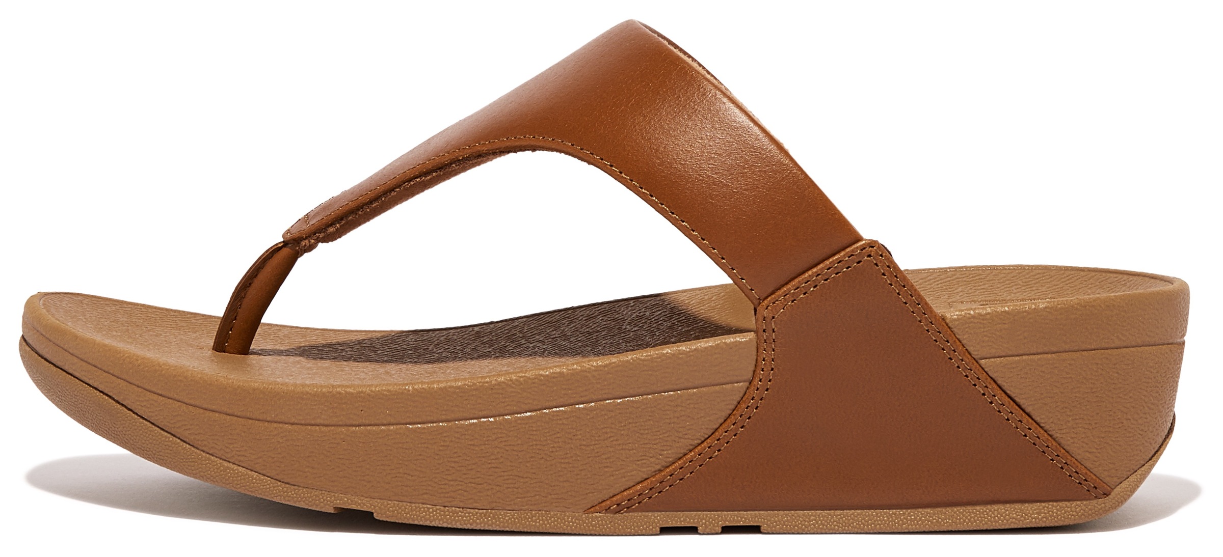 Fitflop Damen Dianette »LULU LEATHER TOEPOST« in farblos, Größe 38