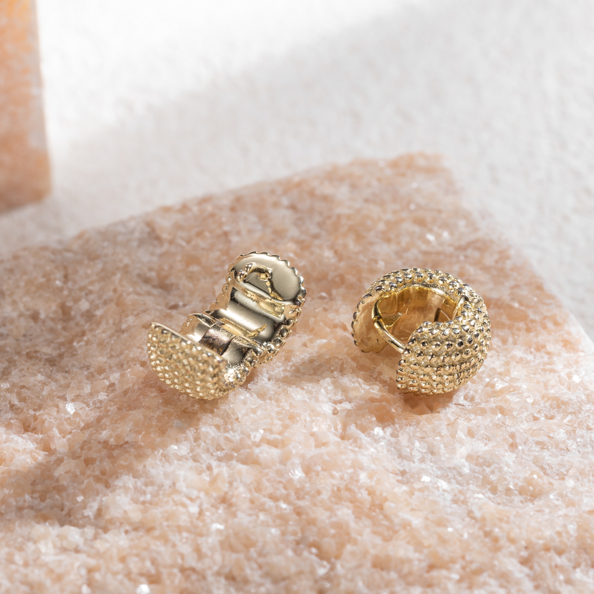 Firetti Paar Creolen »Schmuck Geschenk Edelstahl Ohrschmuck Ohrringe Kügelchen«