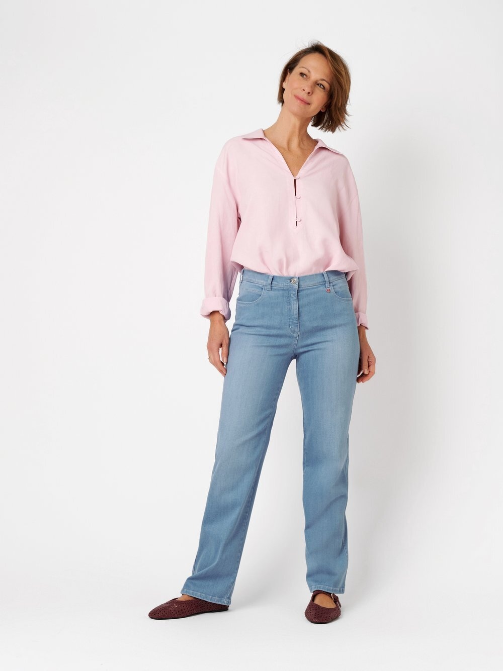 Relaxed Straight-Jeans »Meine beste Freundin Slim« in Straight-Fit