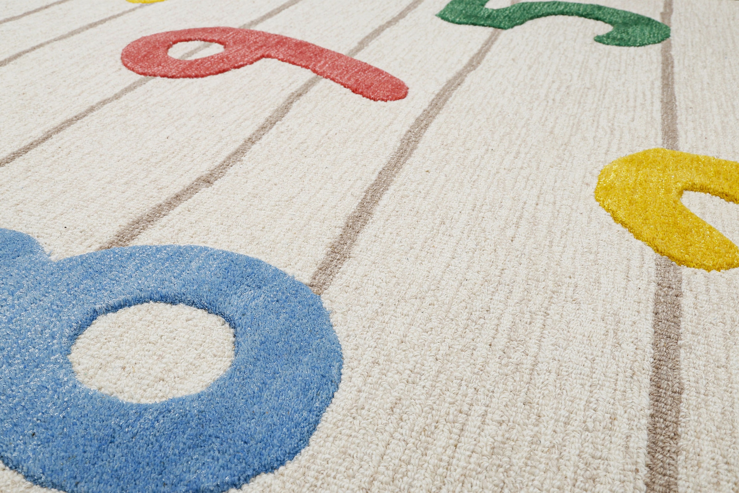 SMART KIDS Kinderteppich »Countdown« rechteckig 16 mm Höhe Kinderteppich mit Zahlen, Hoch-Tief-Effekt, Schurwolle, Spielzimmer