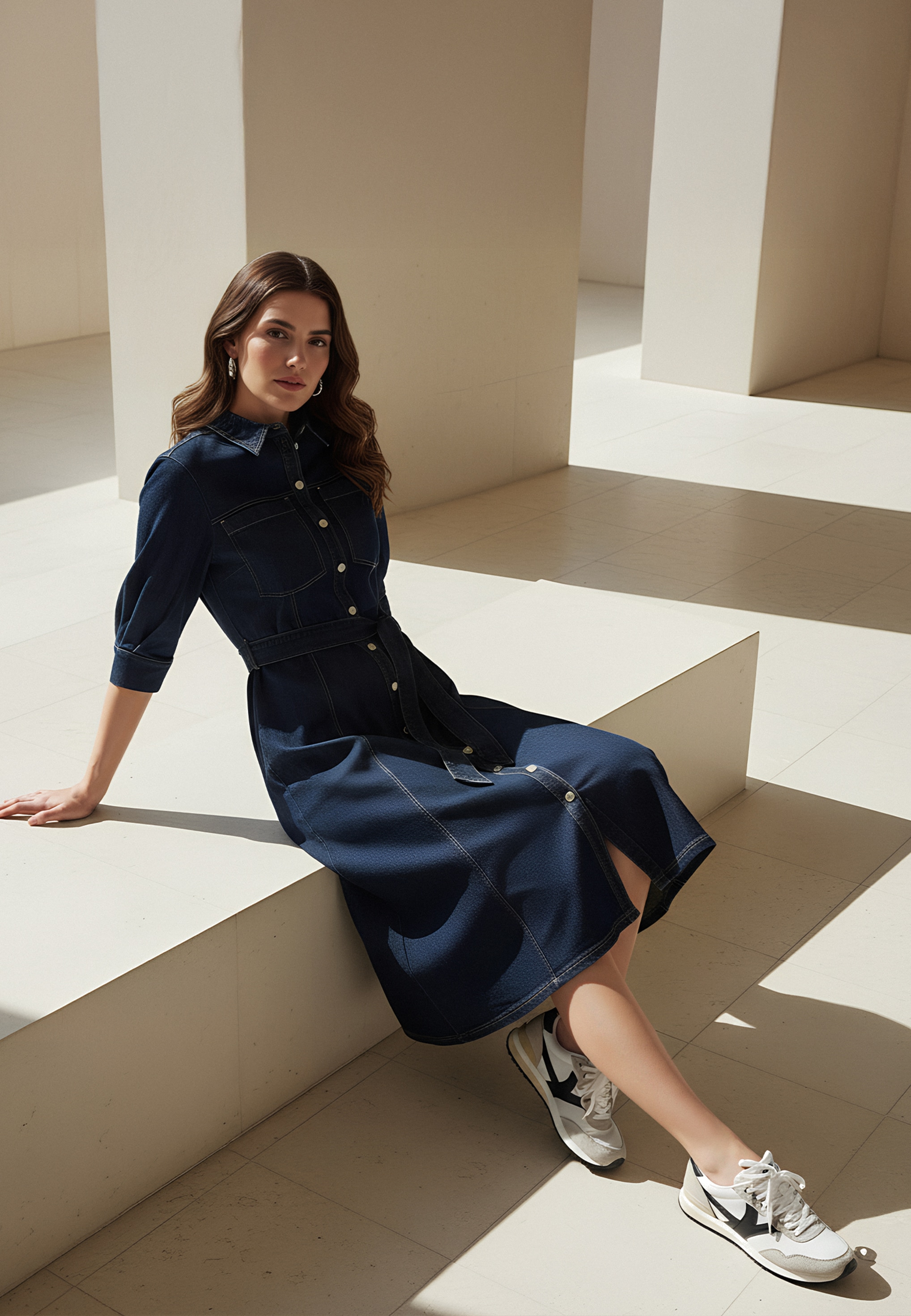 Betty Barclay Hemdblusenkleid »Hemdblusenkleid mit Knopfleiste«