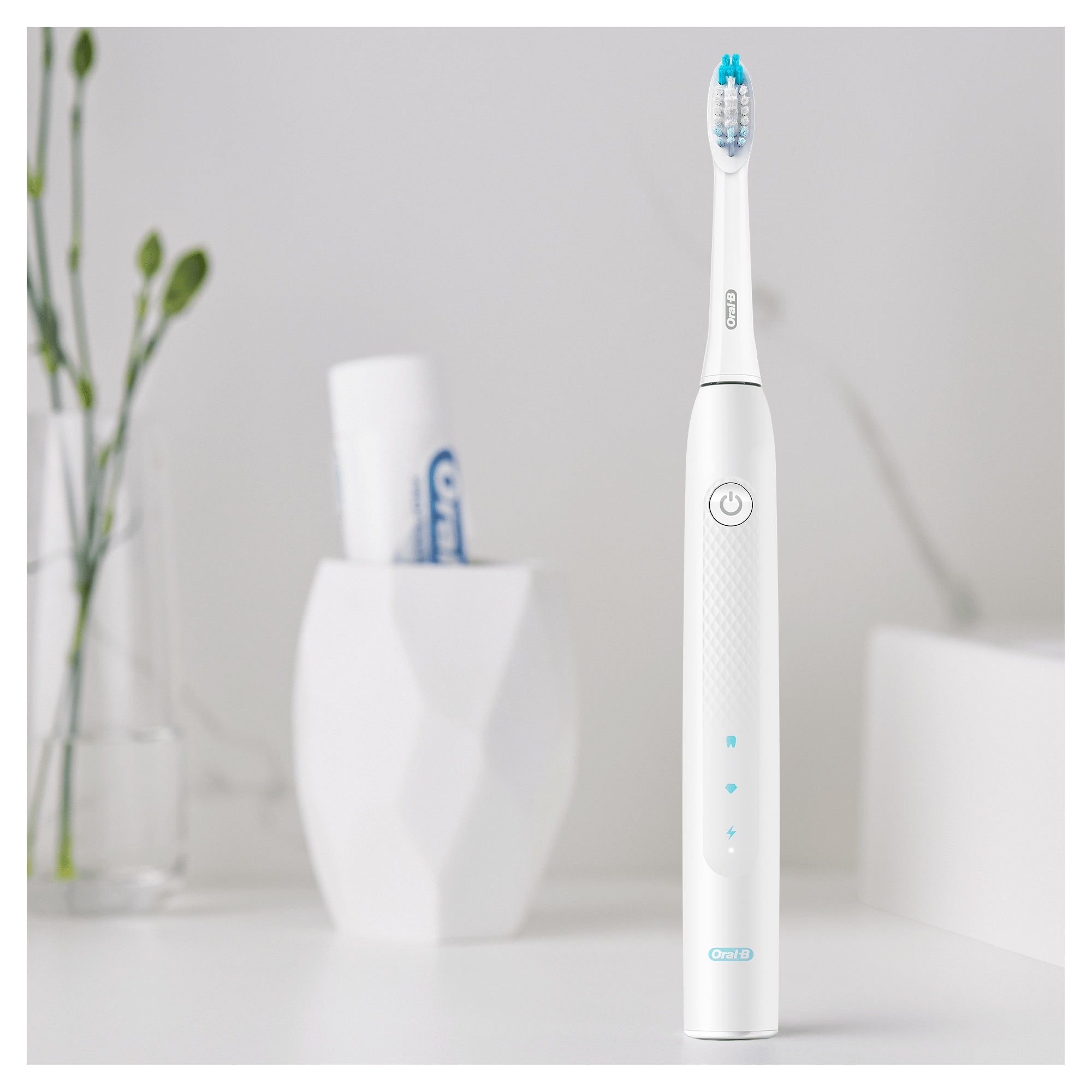 Oral-B Schallzahnbürste »Pulsonic Slim Clean 2000«, 1 St. Aufsteckbürsten