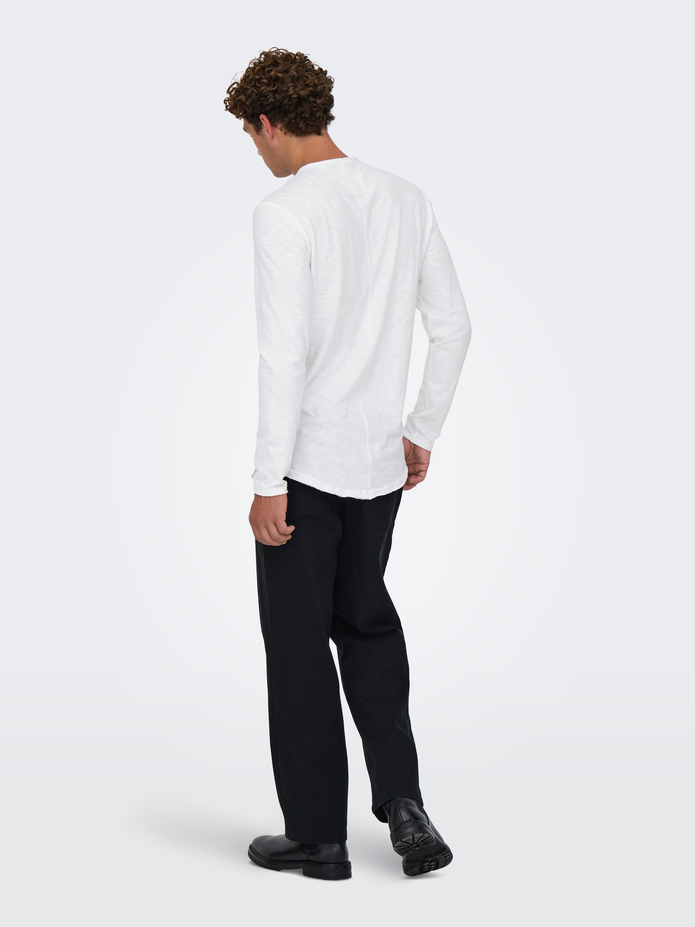ONLY & SONS Langarmshirt »ONSBENNE LONGY LS TEE VD«