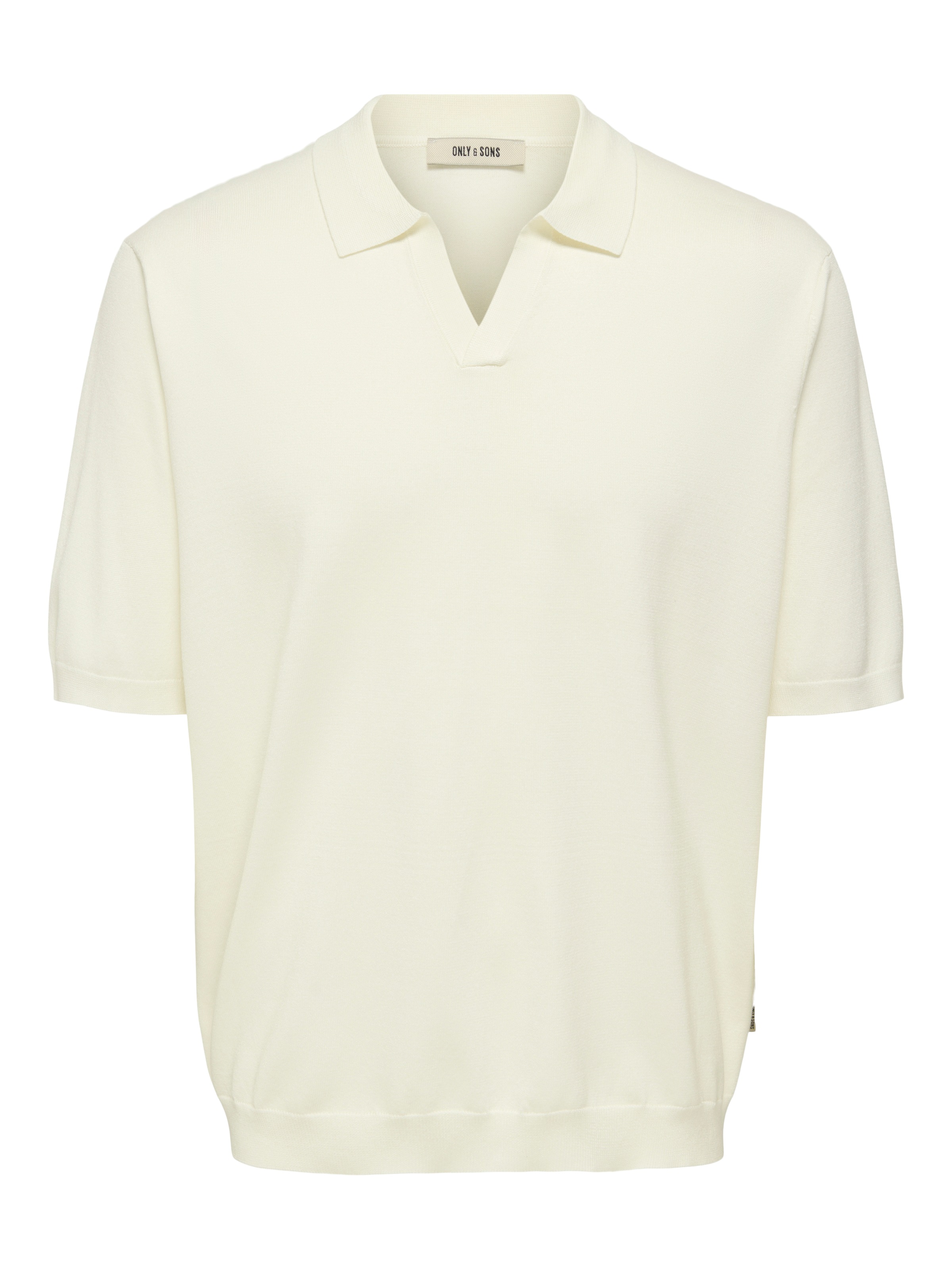 ONLY & SONS Polokragenpullover »ONSWYLER LIFE RLX 12 SS SPLIT KNIT NOOS«