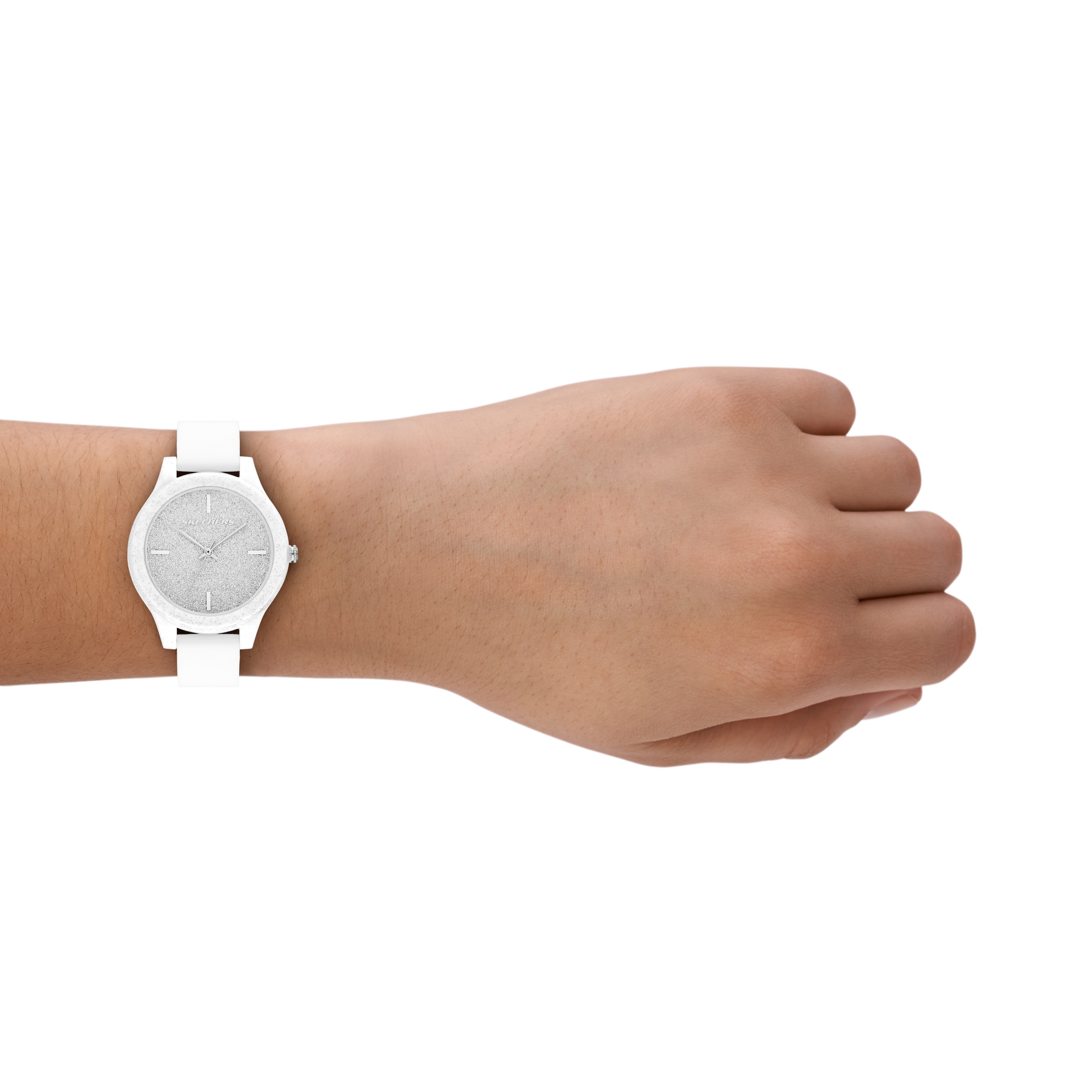 Skechers Quarzuhr »CARMELINA« Armbanduhr, Damenuhr, Silikonarmband, analog