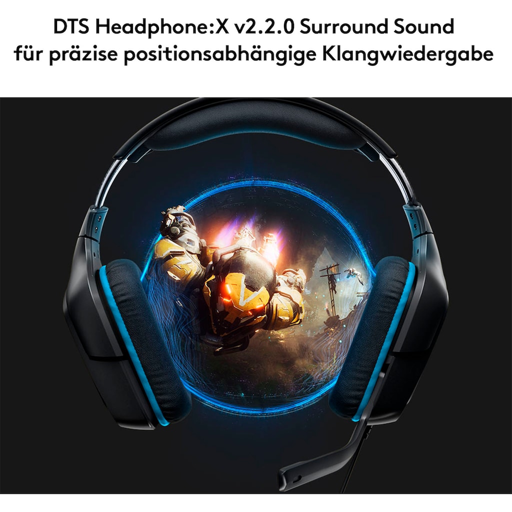 Logitech G Gaming-Headset »G432 - LEATHERETTE - EMEA«