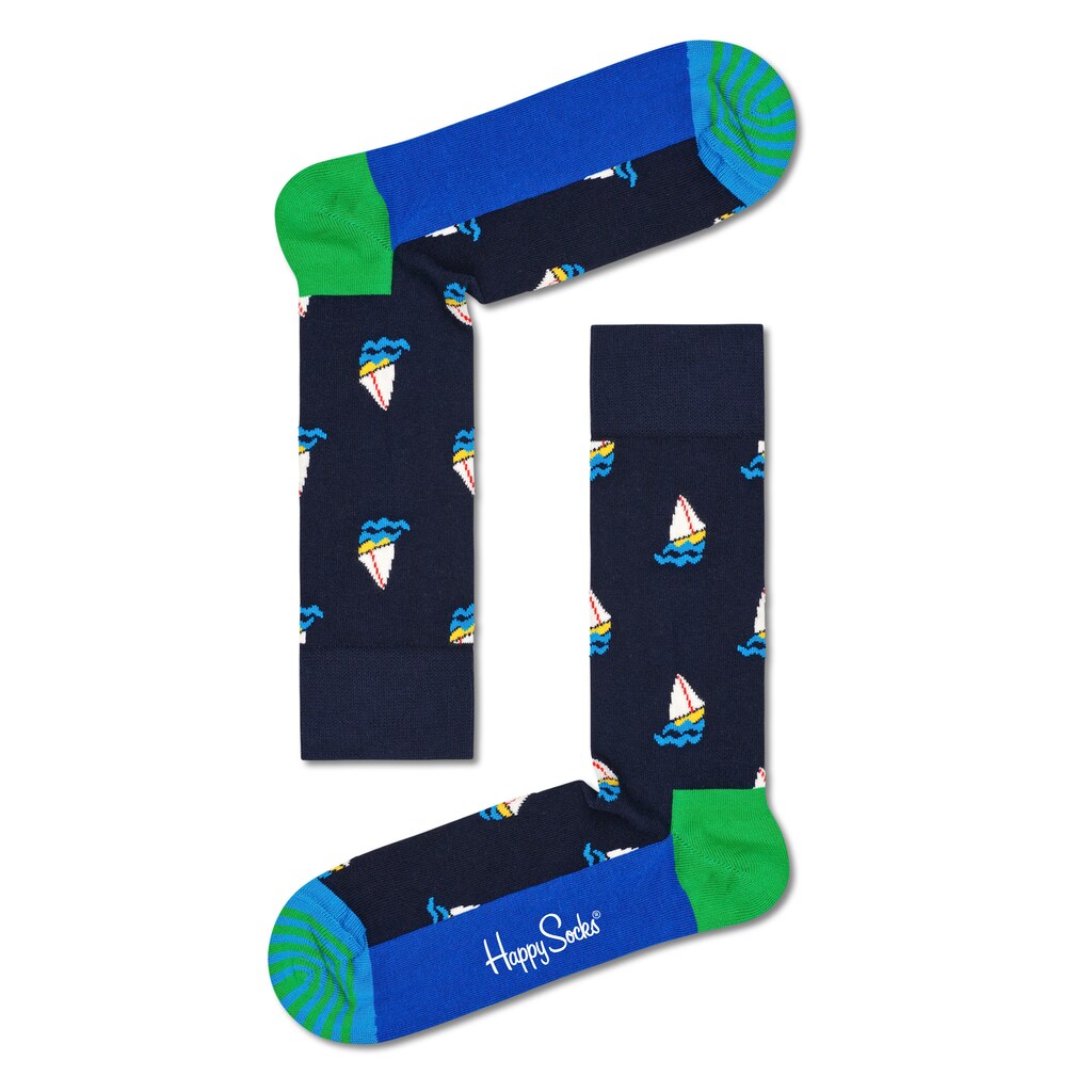 Happy Socks Socken »Navy«, (Box, 4 Paar)