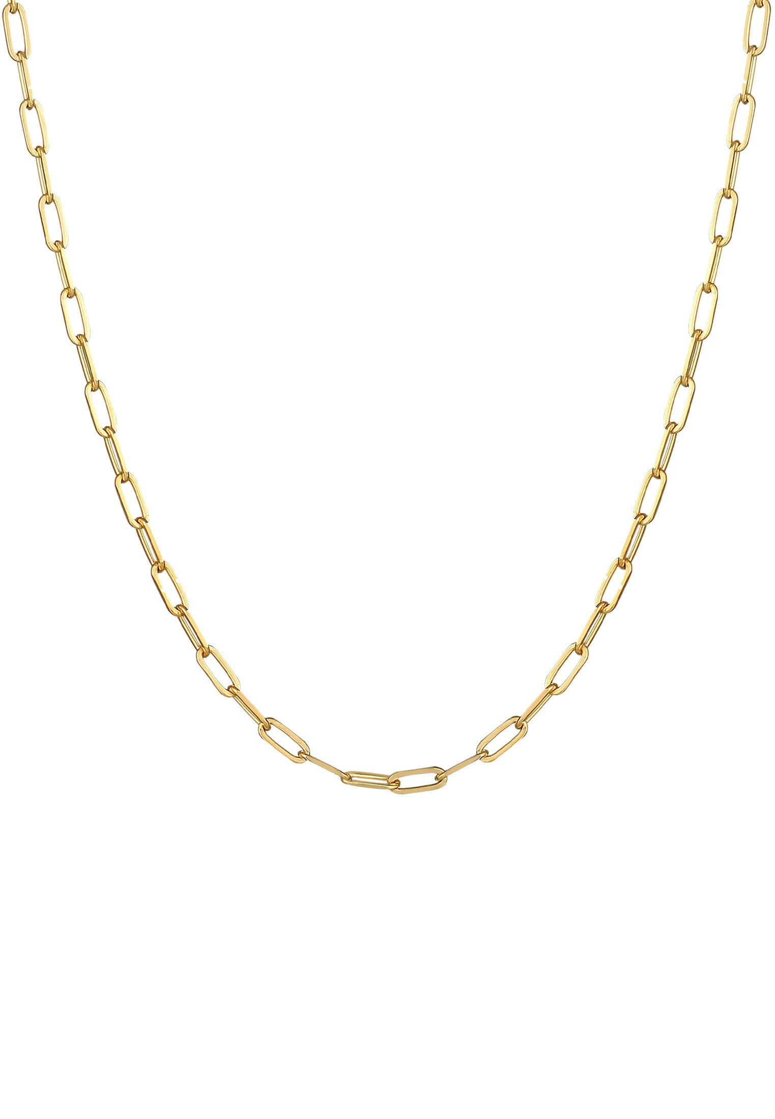 Elli Kette ohne Anhänger »Halskette Glieder Oval Basic Chain Optik 925 Silber«