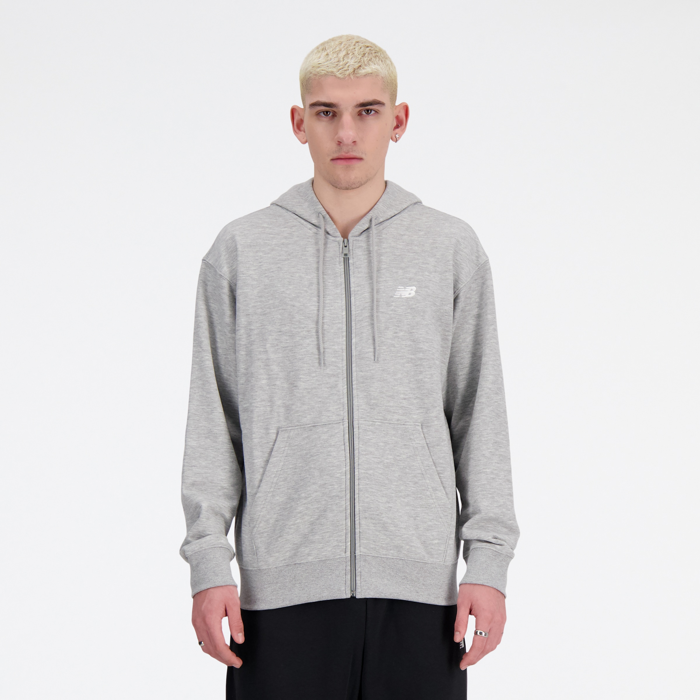 New Balance Kapuzensweatjacke mit Kapuze, lockere Passform