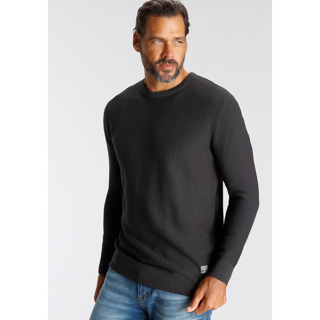 H.I.S Strickpullover, in besonderer Strick-Optik