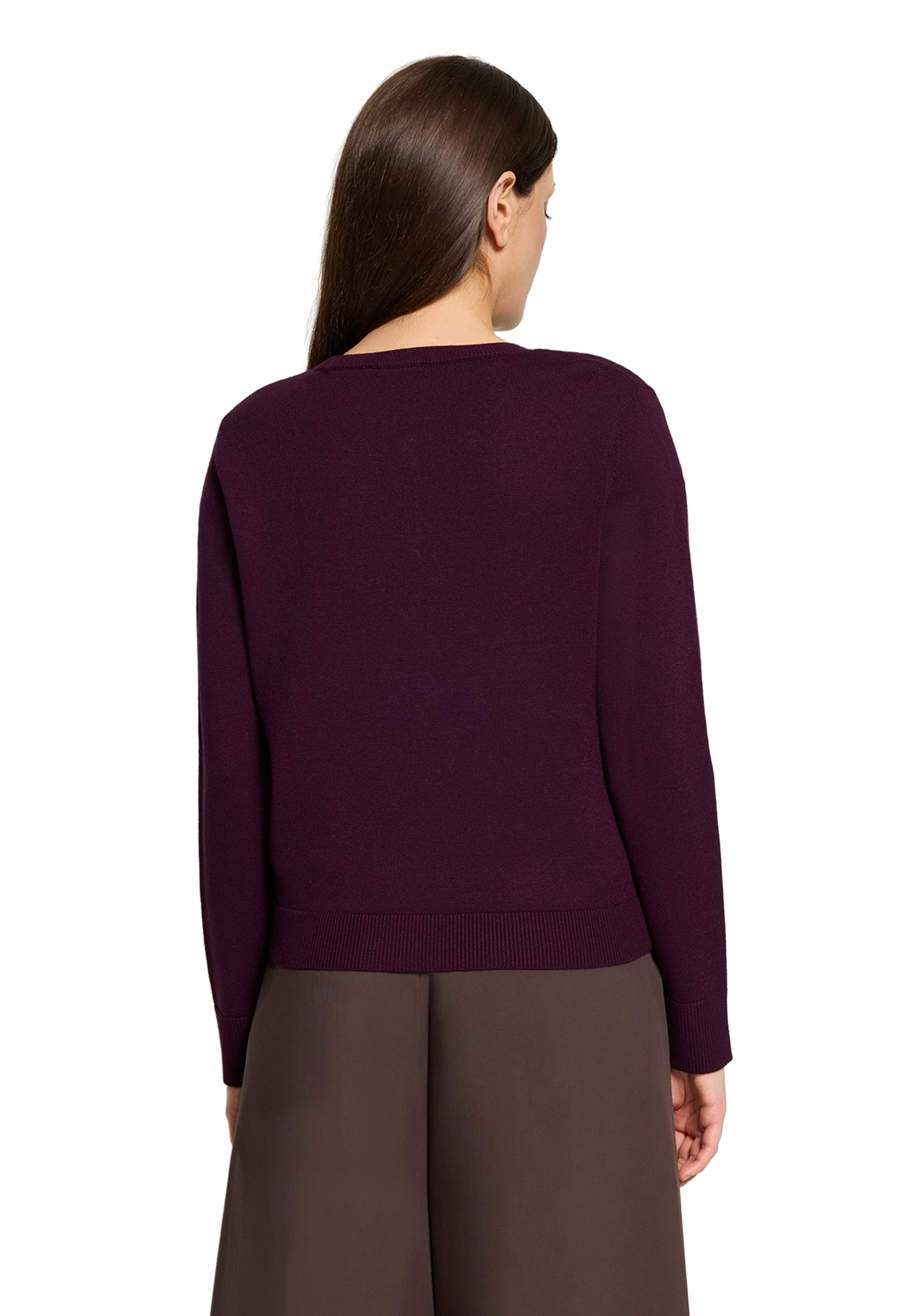 Cartoon Strickjacke »Feinstrickjacke mit Rundhalsausschnitt«