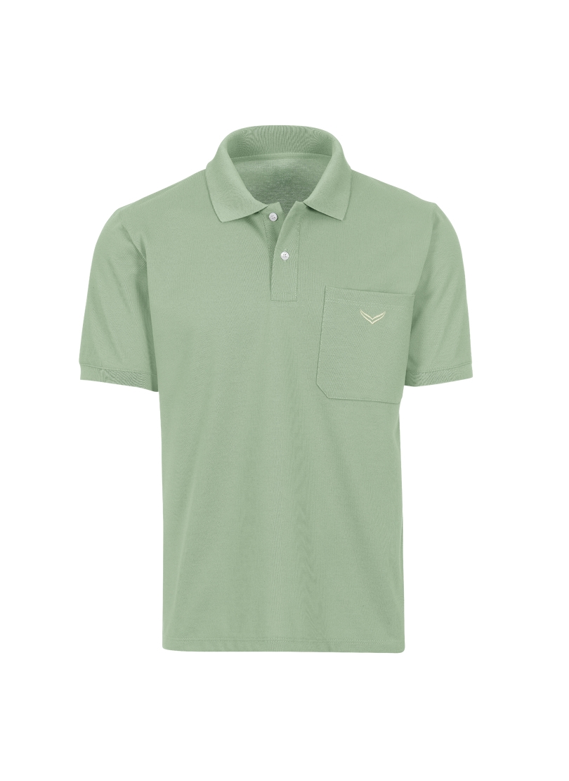 Trigema Poloshirt »TRIGEMA Polohemd mit Brusttasche«, (1 tlg.)