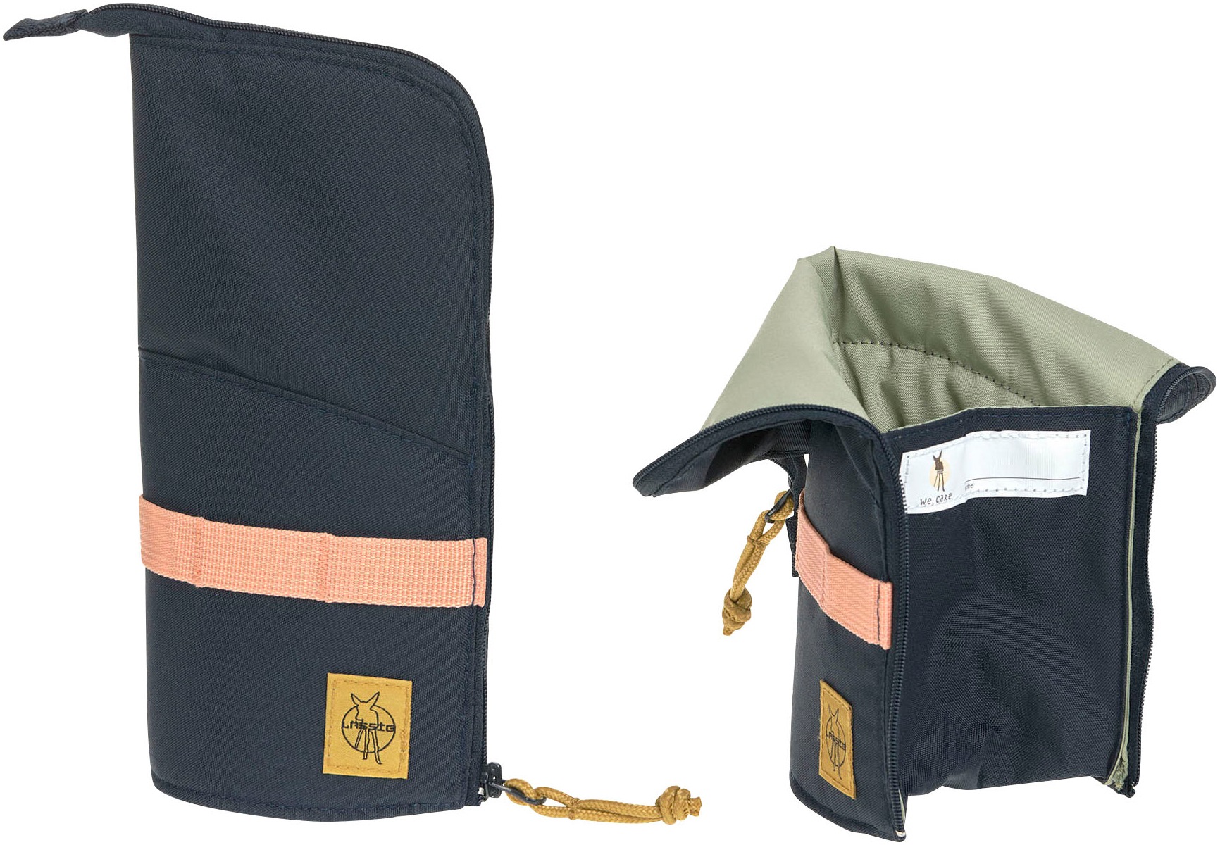 LÄSSIG Schulranzen »Unique, Boxy, Ocean Edition, dark blue«, Reflektoren, PETA-approved vegan; aus recycelten PET-Flaschen