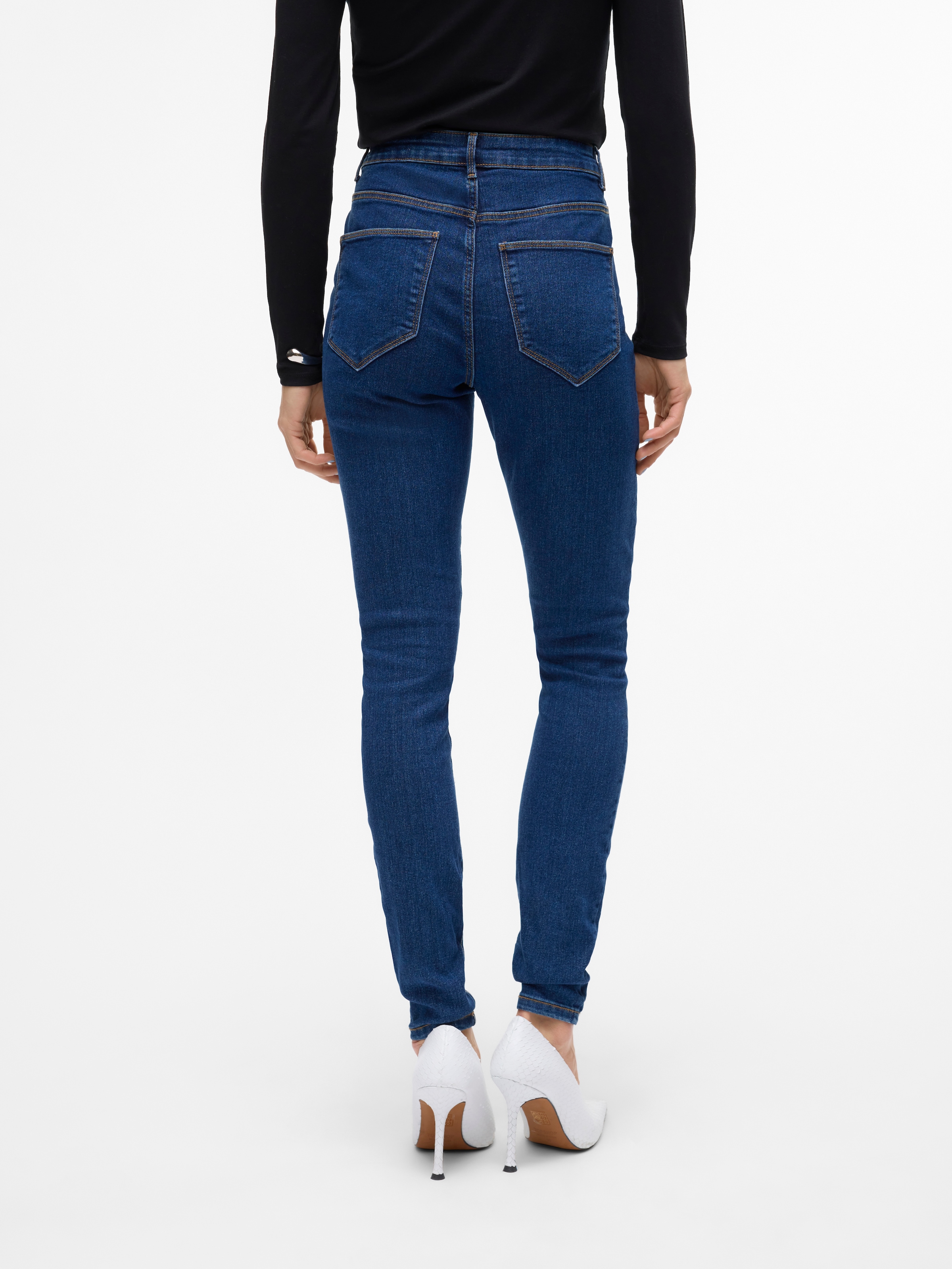 Vero Moda Skinny-fit-Jeans »VMELLY MR SKINNY JEANS BLUE NOOS«