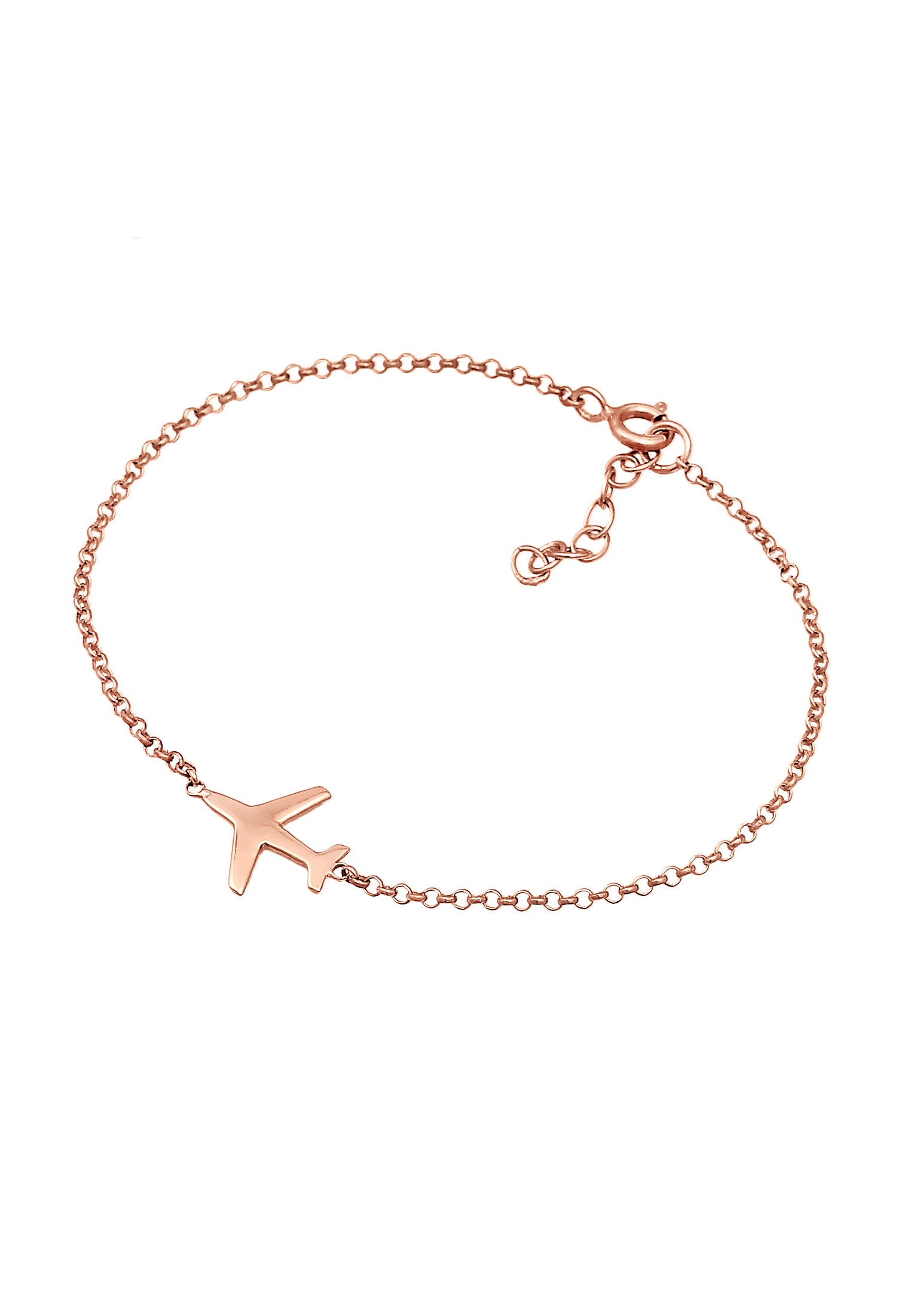 Elli Armkette »Armband Flugzeug Reise 925 Silber«