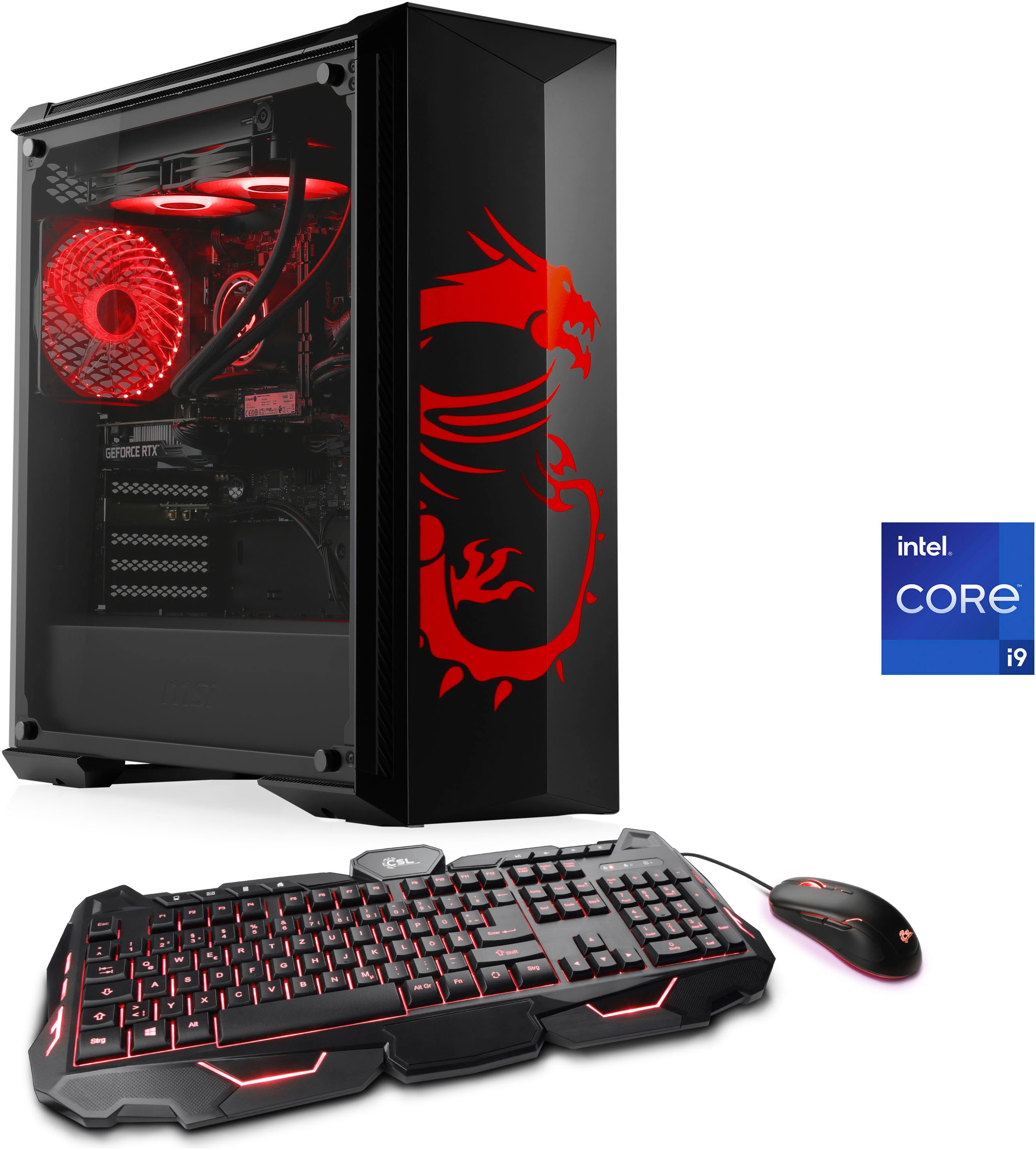 CSL Gaming-PC »HydroX V29582 MSI Dragon Advanced Edition«
