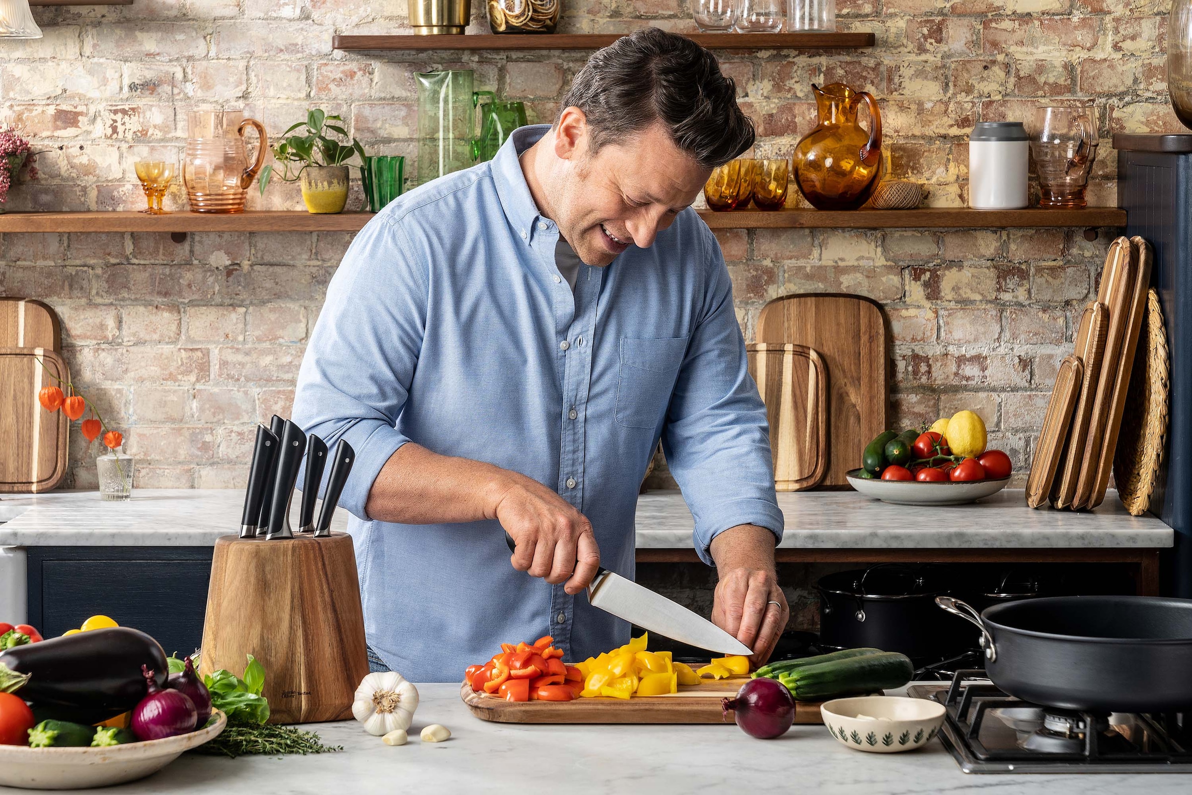 Tefal Schälmesser »Jamie Oliver K26716«, (1 tlg.), hohe Leistung, unverwechselbares Design, widerstandsfähig/langlebig