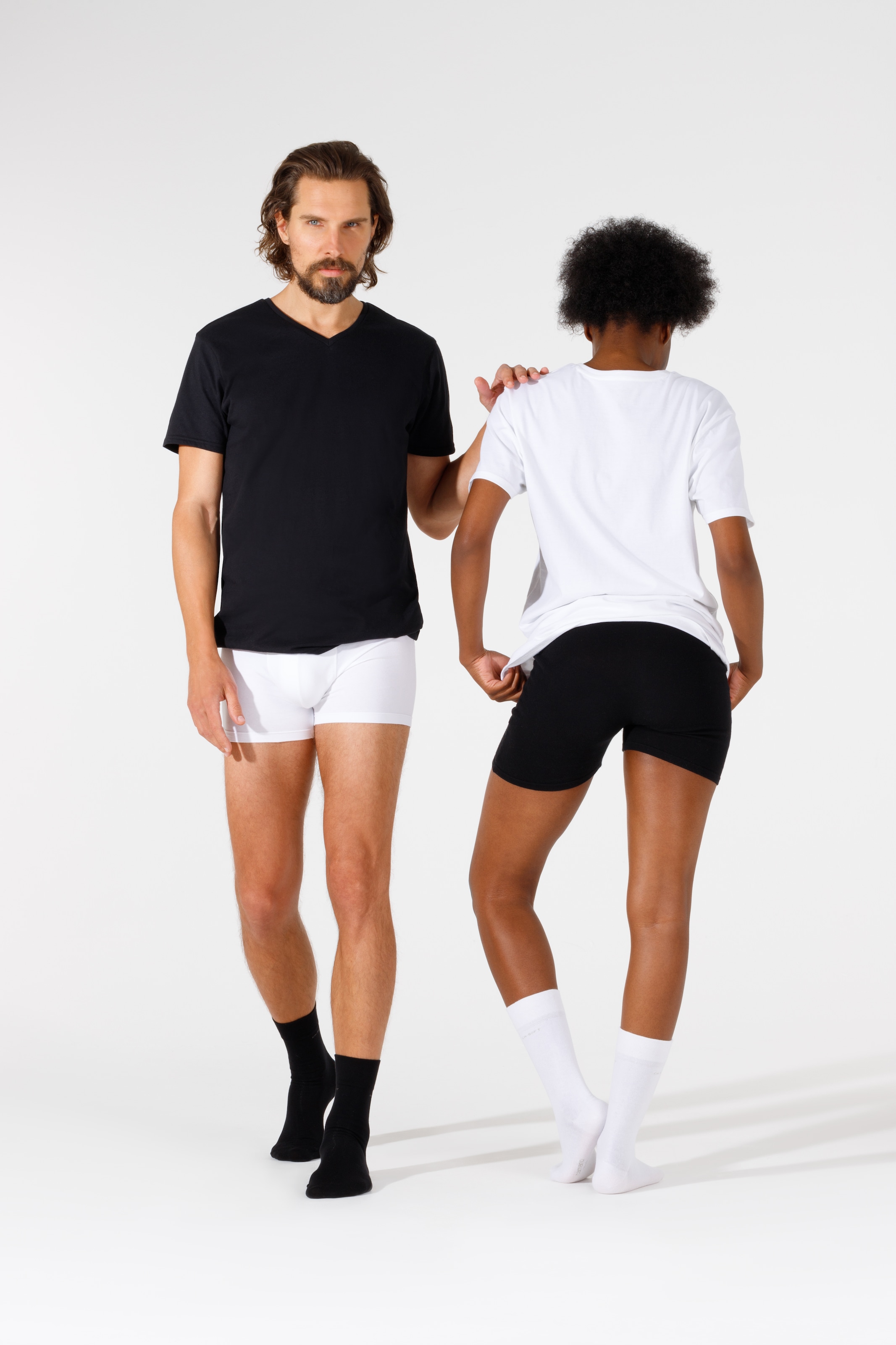 Camano Socken »ca-soft«, (4 Paar), mit verstärktem Fersen- und Zehenbereich
