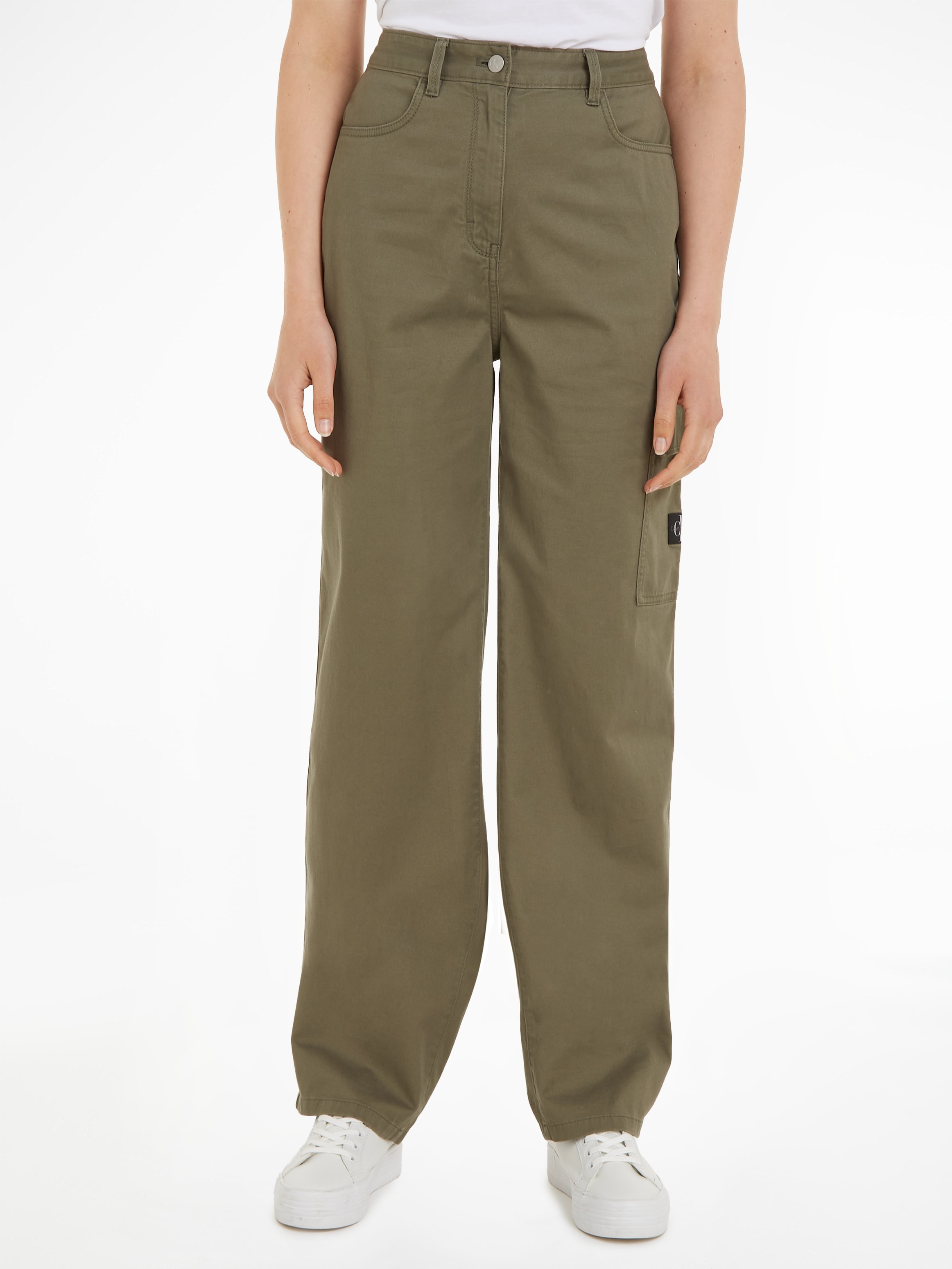 Calvin Klein Jeans HIGH RISE Stretch-Hose TWILL bei STRAIGHT« kaufen »STRETCH OTTO