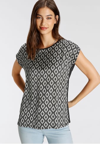 Shirtbluse, mit trendigem Print